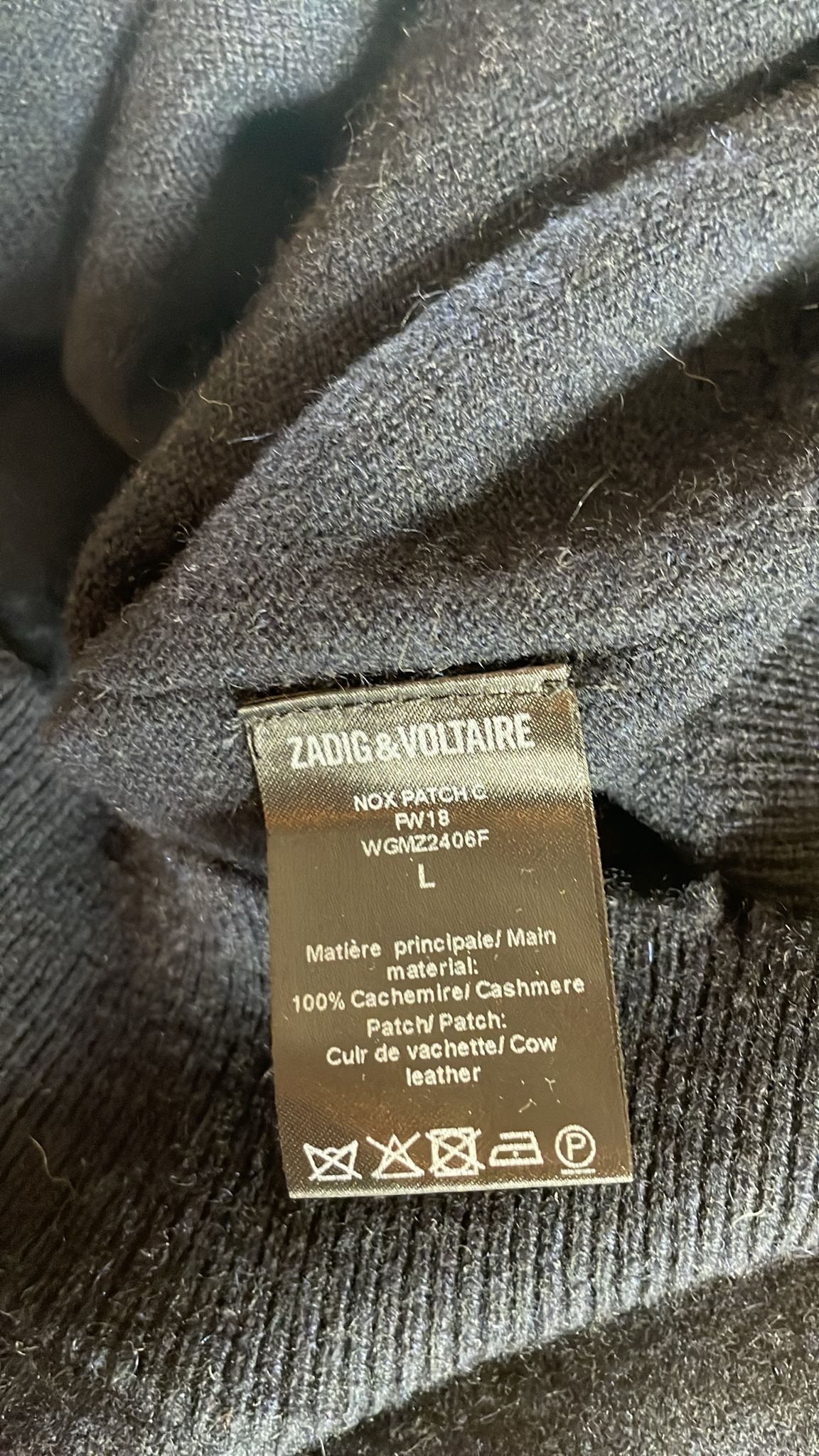 Zadig & Voltaire (Cashemire 100%)