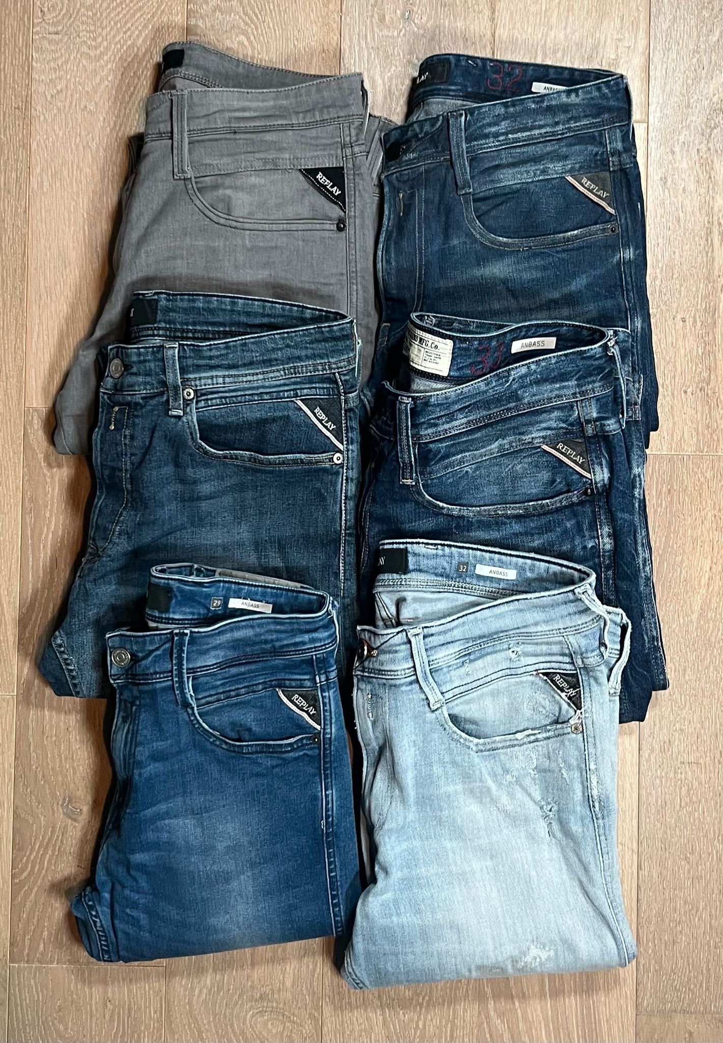 Replay Anbass Jeans Bulk x6