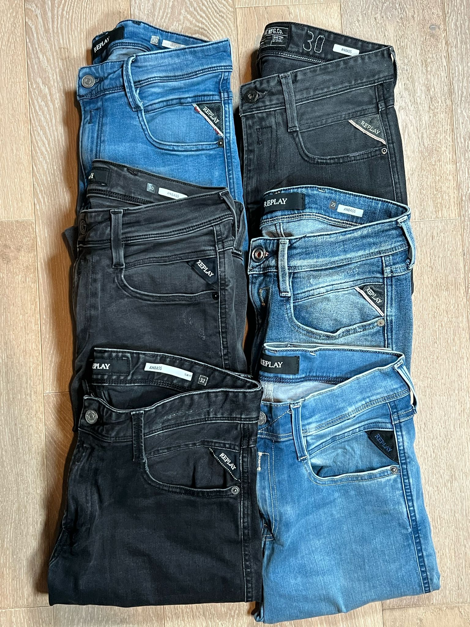 Replay Anbass Jeans Bulk x6