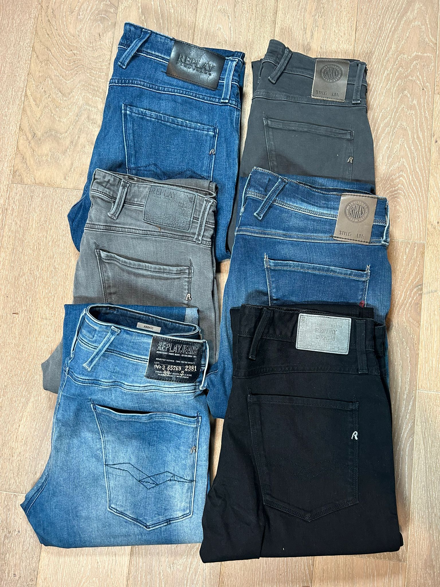 Replay Anbass Jeans Bulk x6