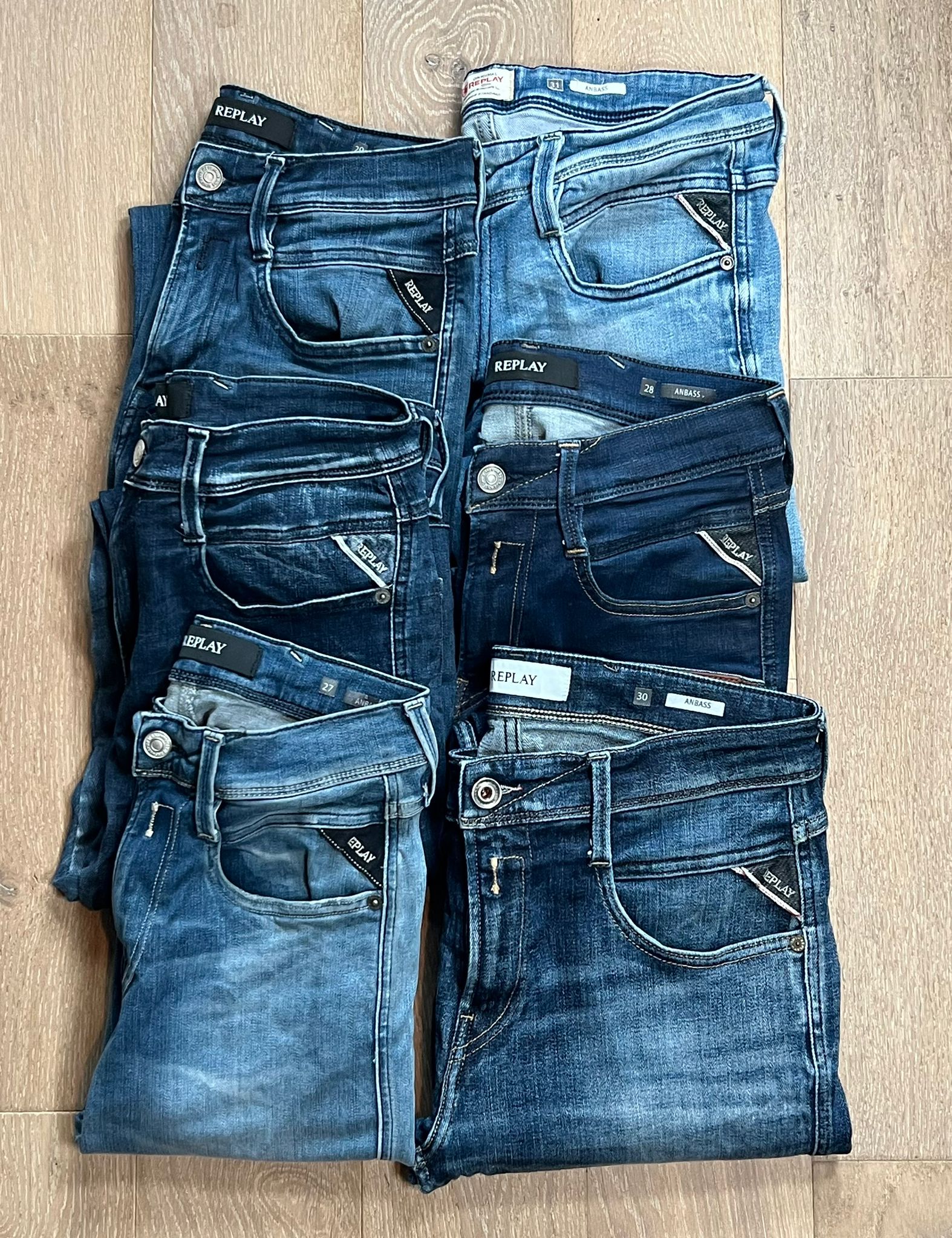 Replay Anbass Jeans Bulk x6