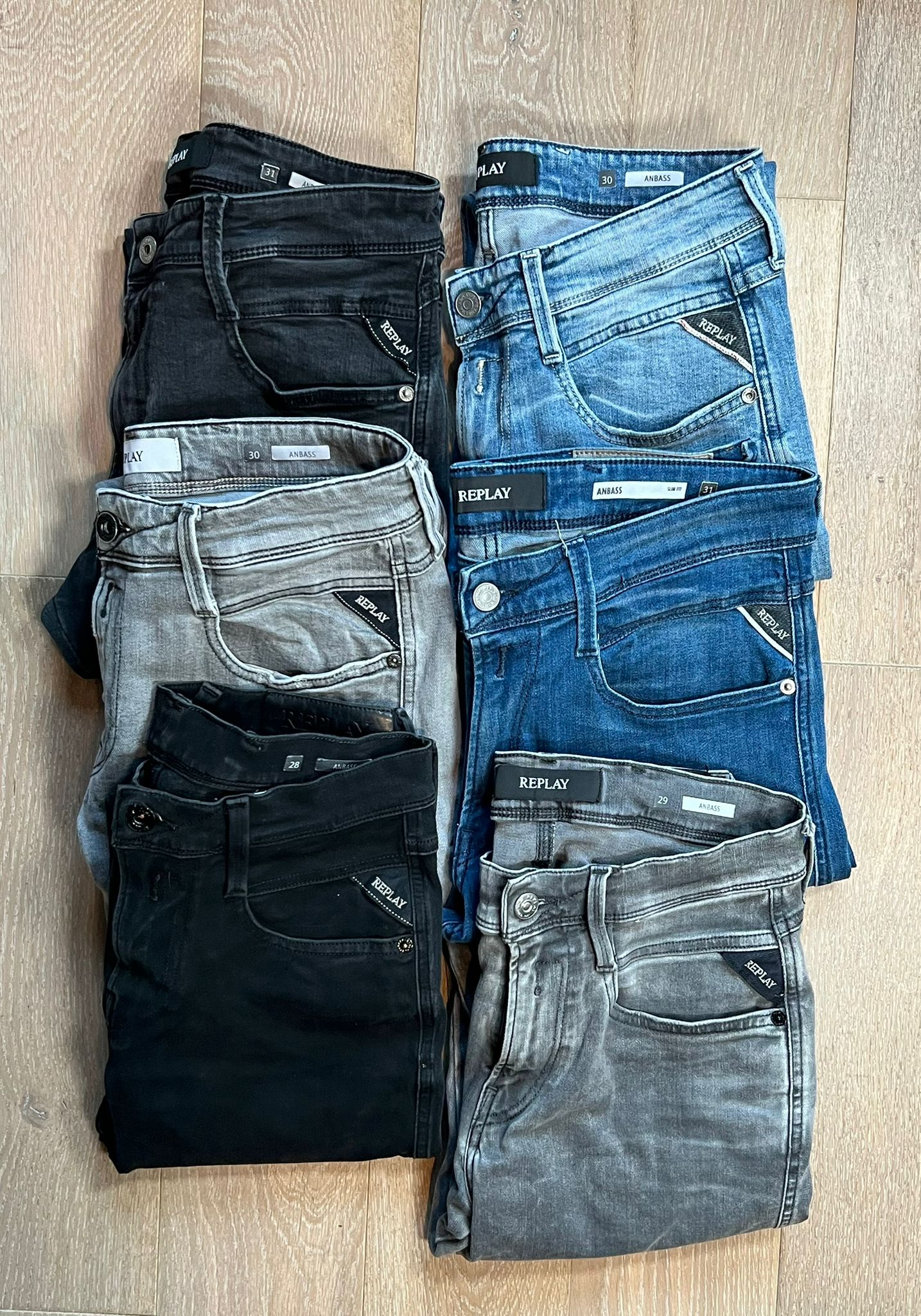 Replay Anbass Jeans Bulk x6