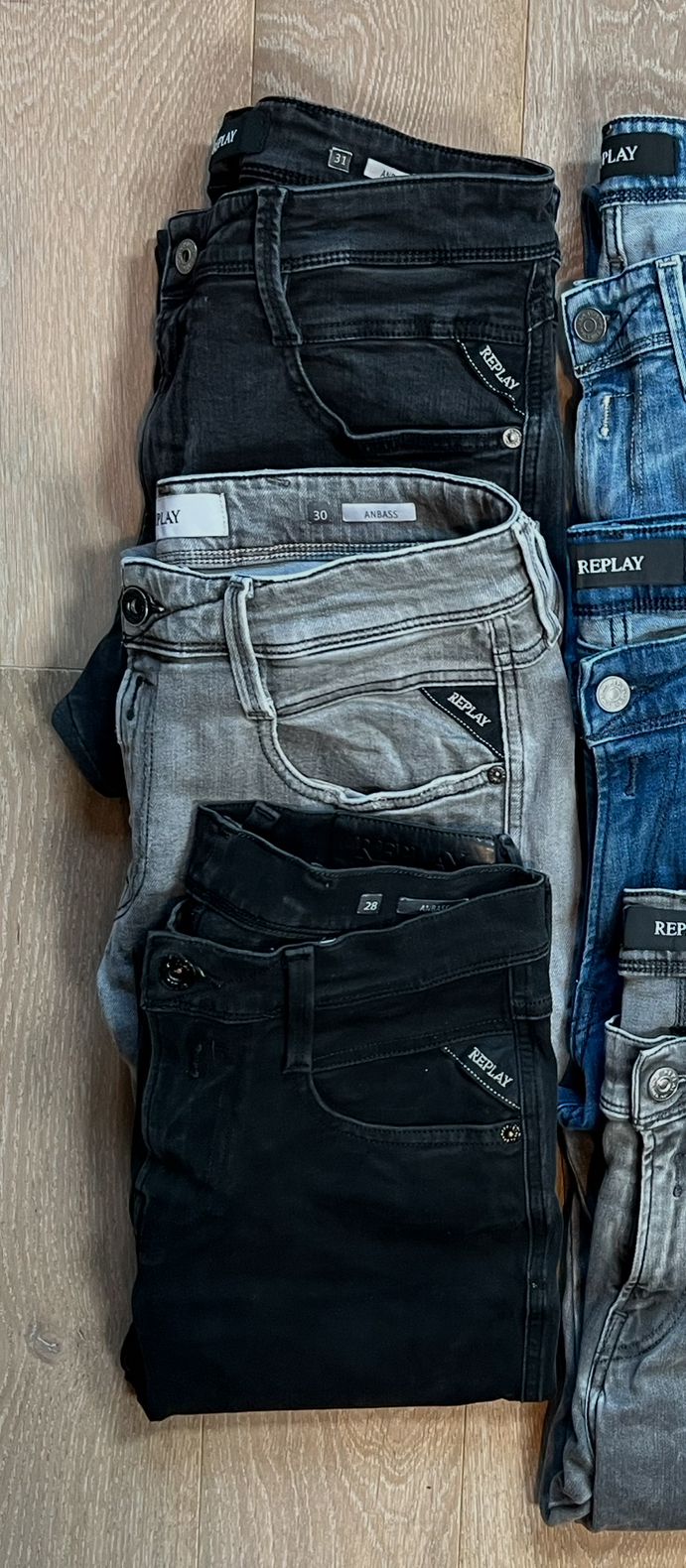 Replay Anbass Jeans Bulk x6