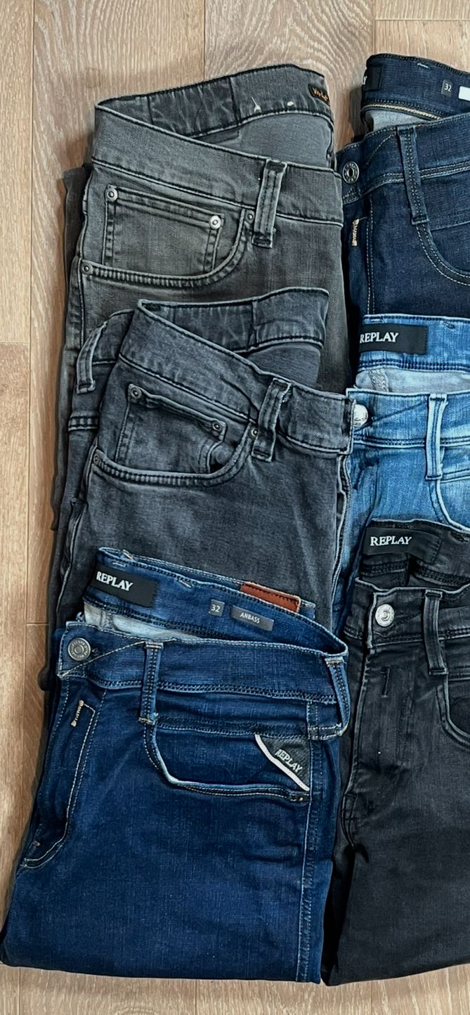 Replay Anbass & Nudie Jeans Bulk x6