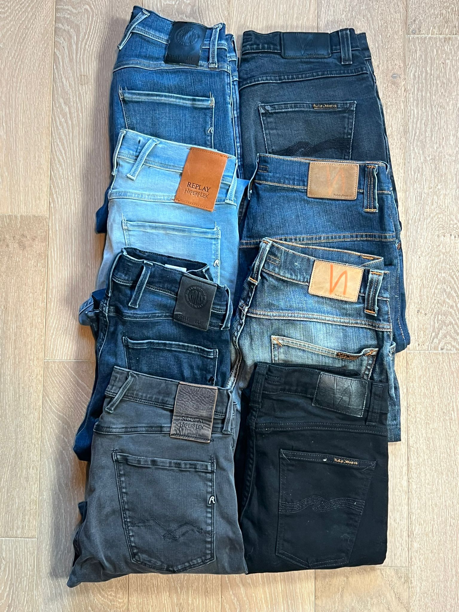 Replay Anbass & Nudie Jeans bulk x8
