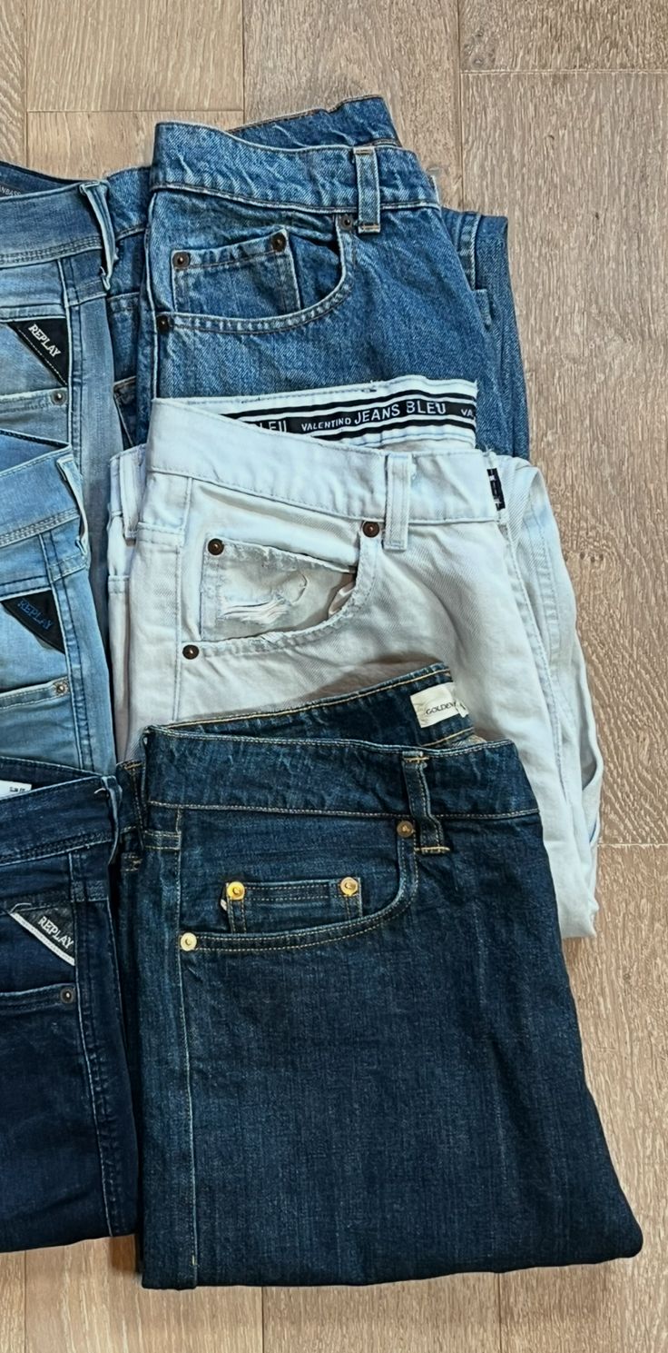 Replay Anbass, Valentino, Golden Goose Jeans Bulk x6