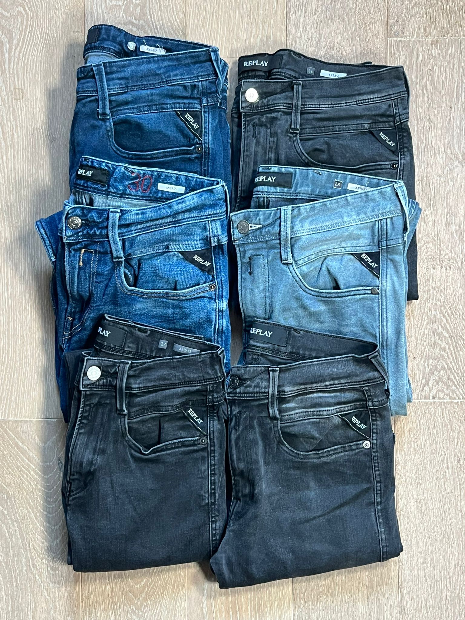 Replay Anbass Jeans Bulk x6