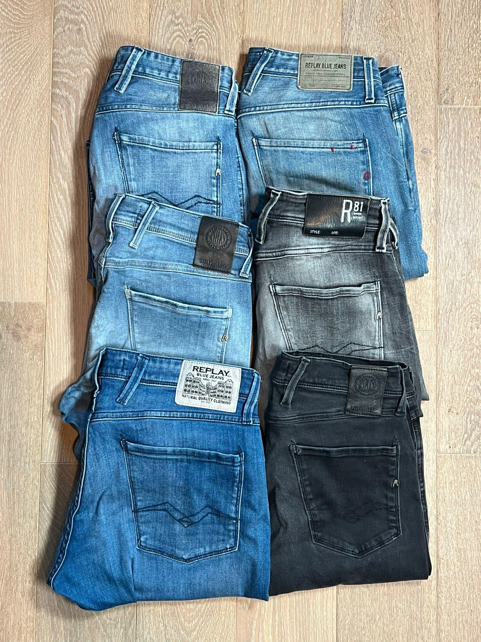 Replay Anbass Jeans Bulk x6