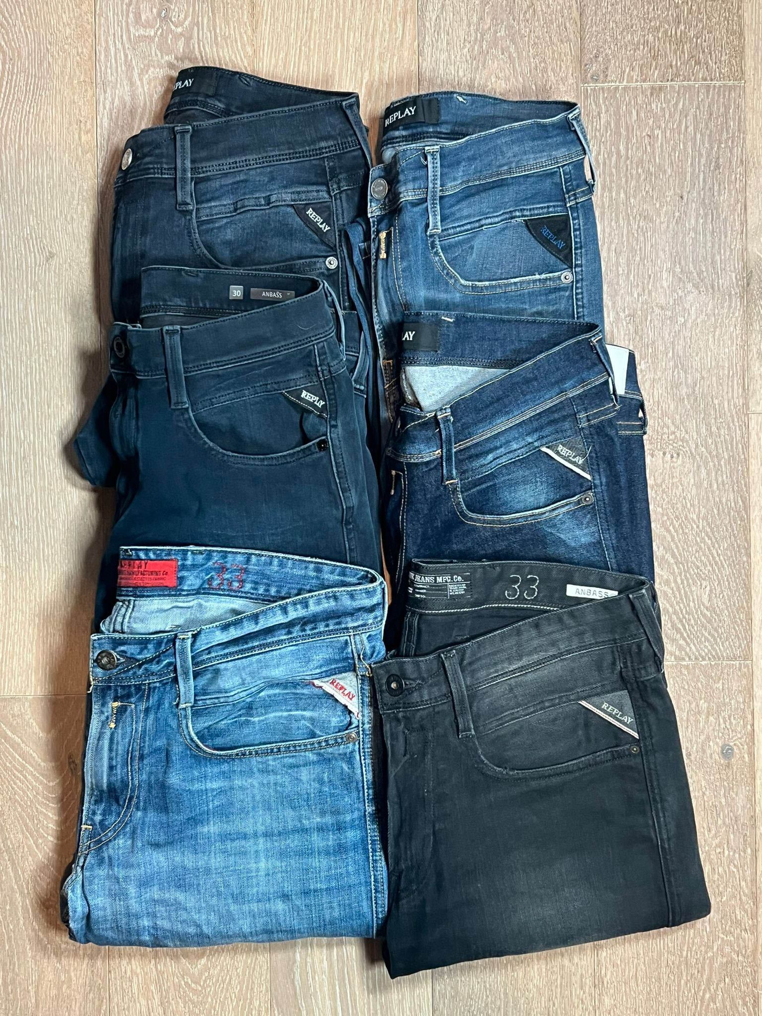 Replay Anbass Jeans Bulk x6