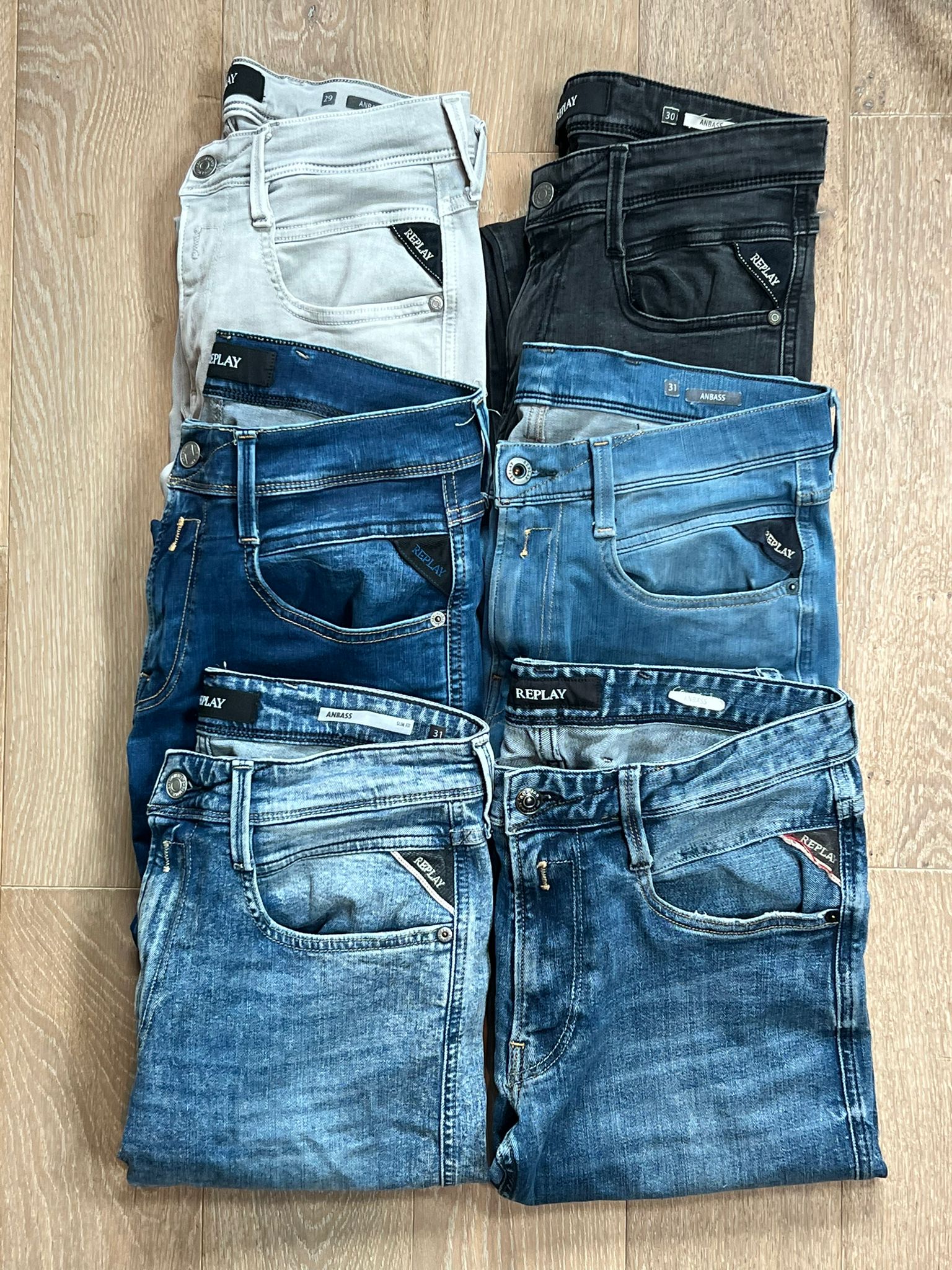 Replay Anbass Jeans Bulk x6