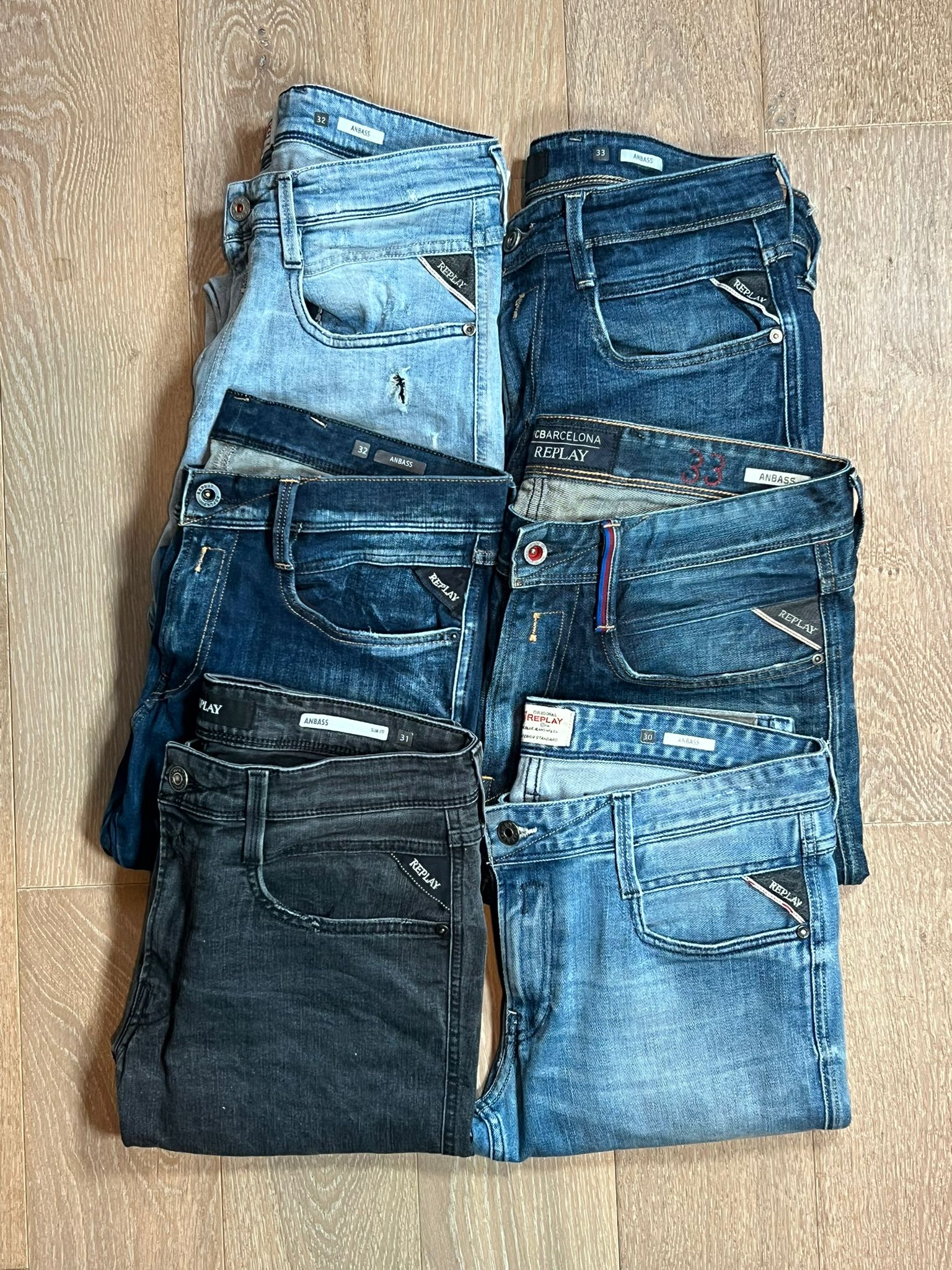Replay Anbass Jeans Bulk x6