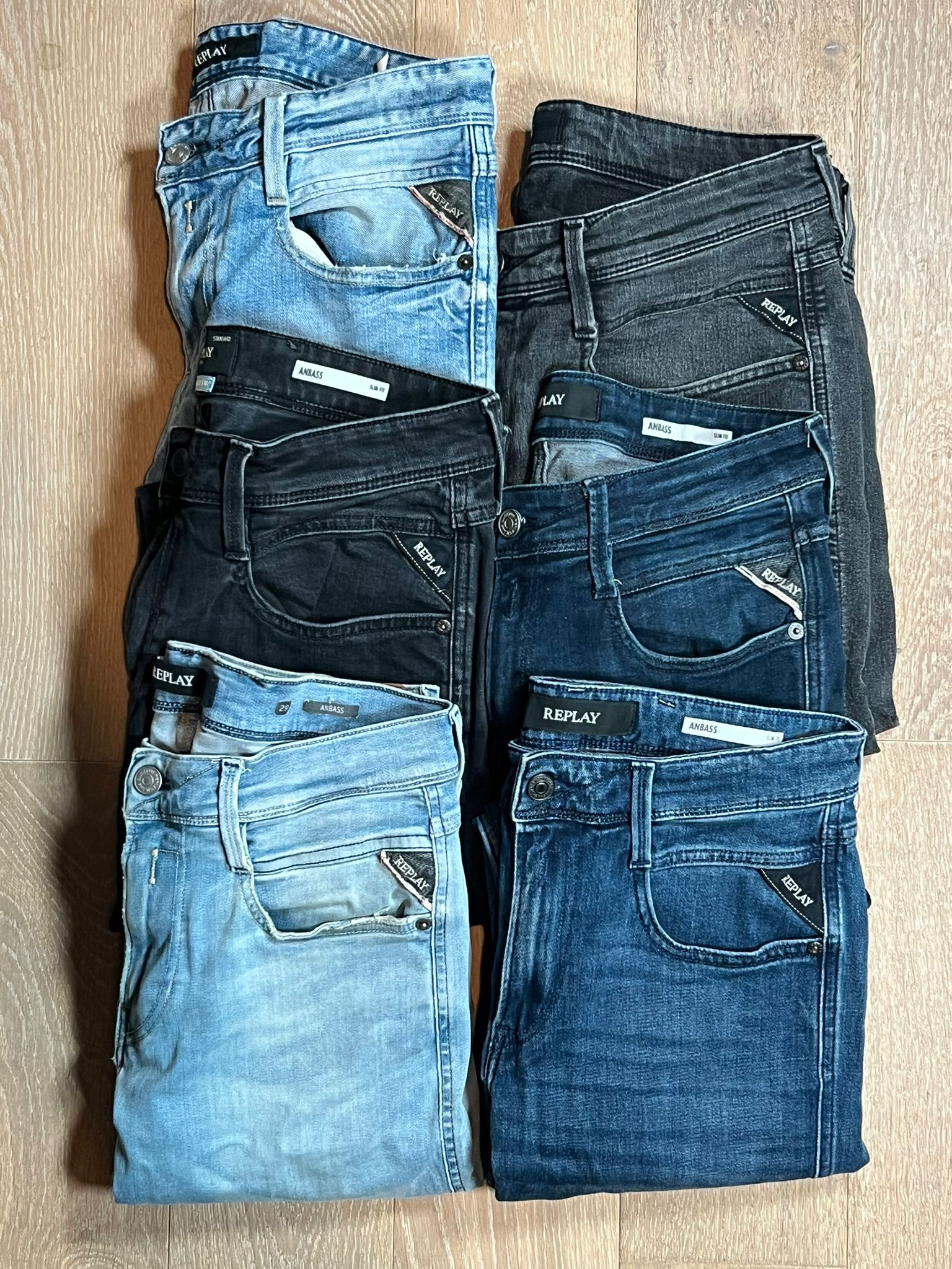 Replay Anbass Jeans Bulk x6