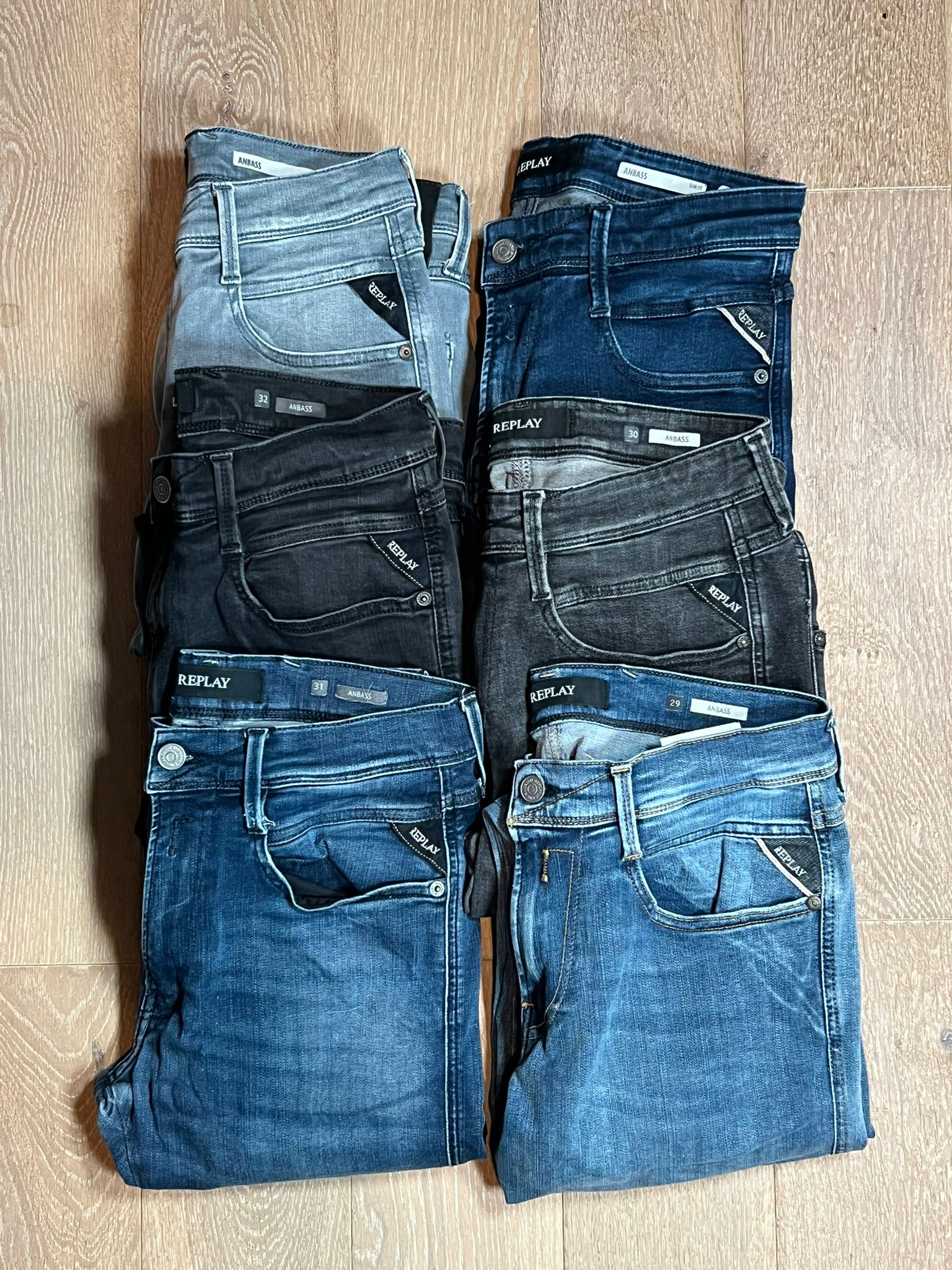 Replay Anbass Jeans Bulk x6