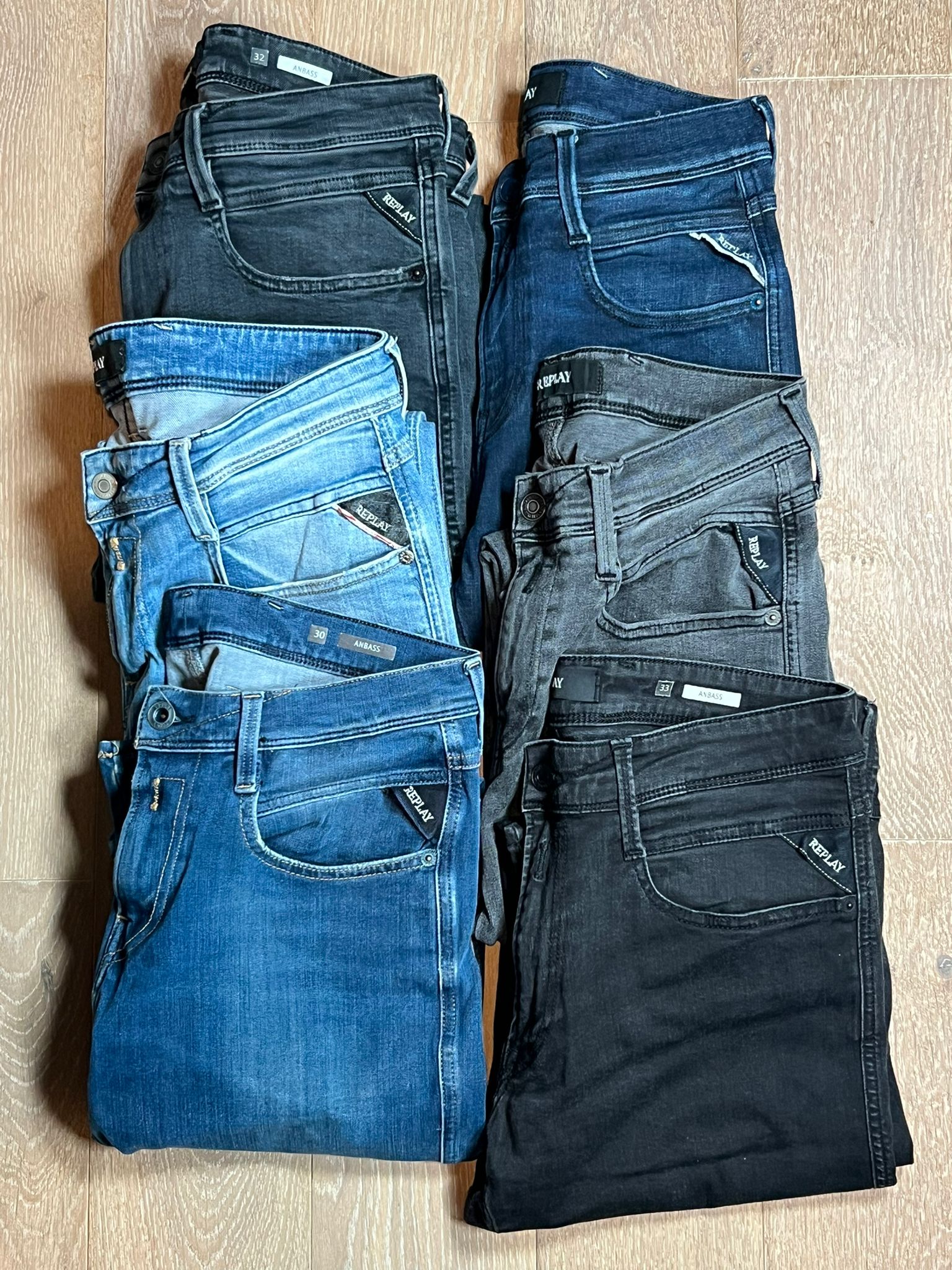 Replay Anbass Jeans Bulk x6