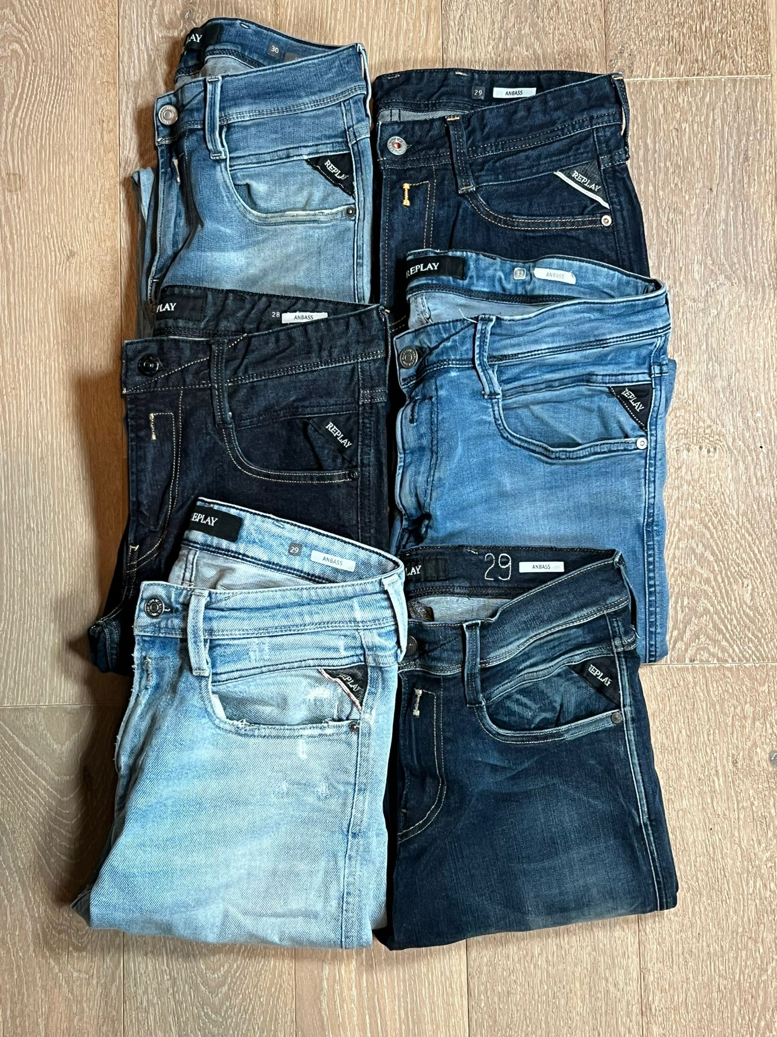 Replay Anbass Jeans Bulk x6