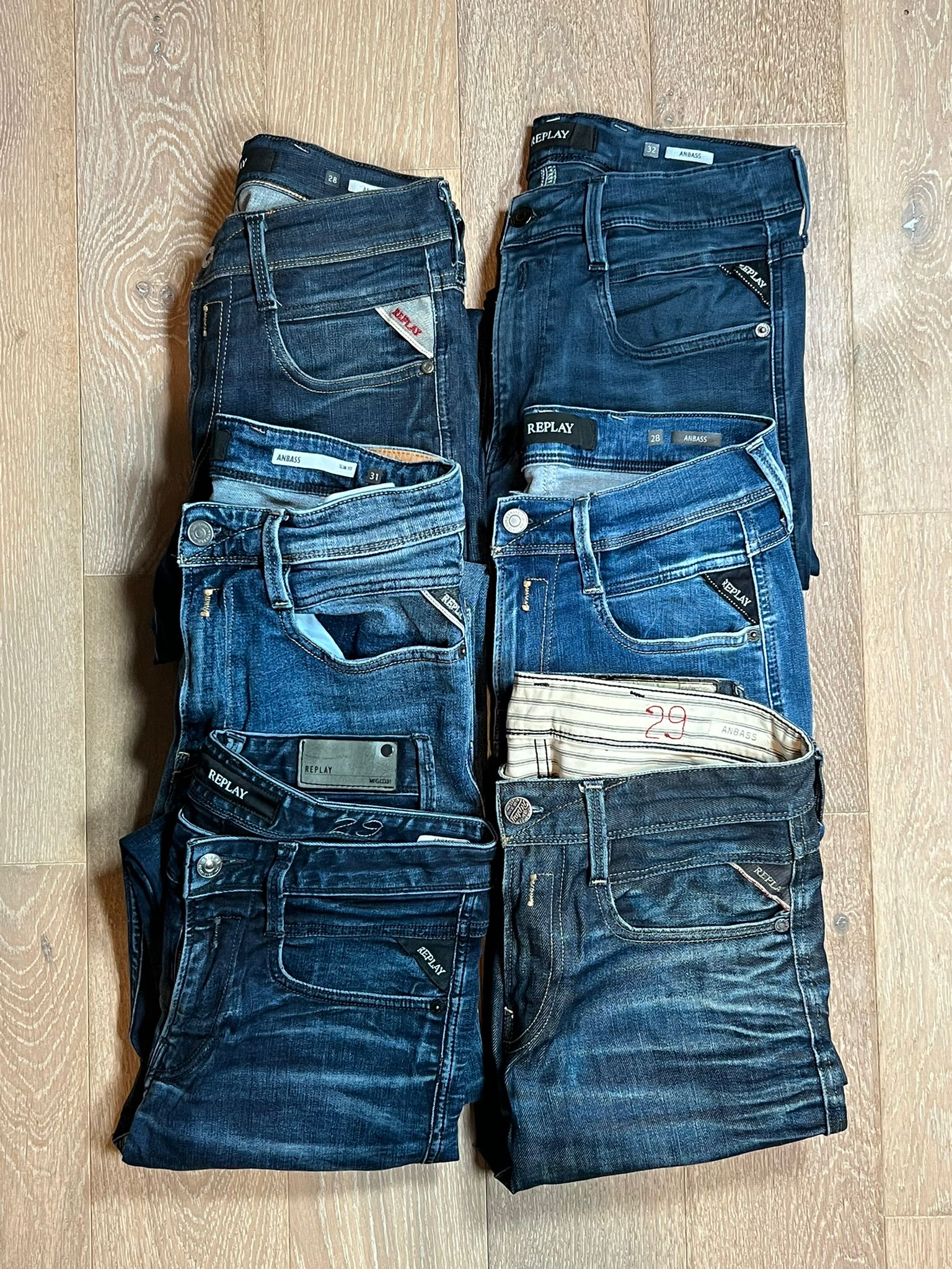 Replay Anbass Bulk Jeans x6