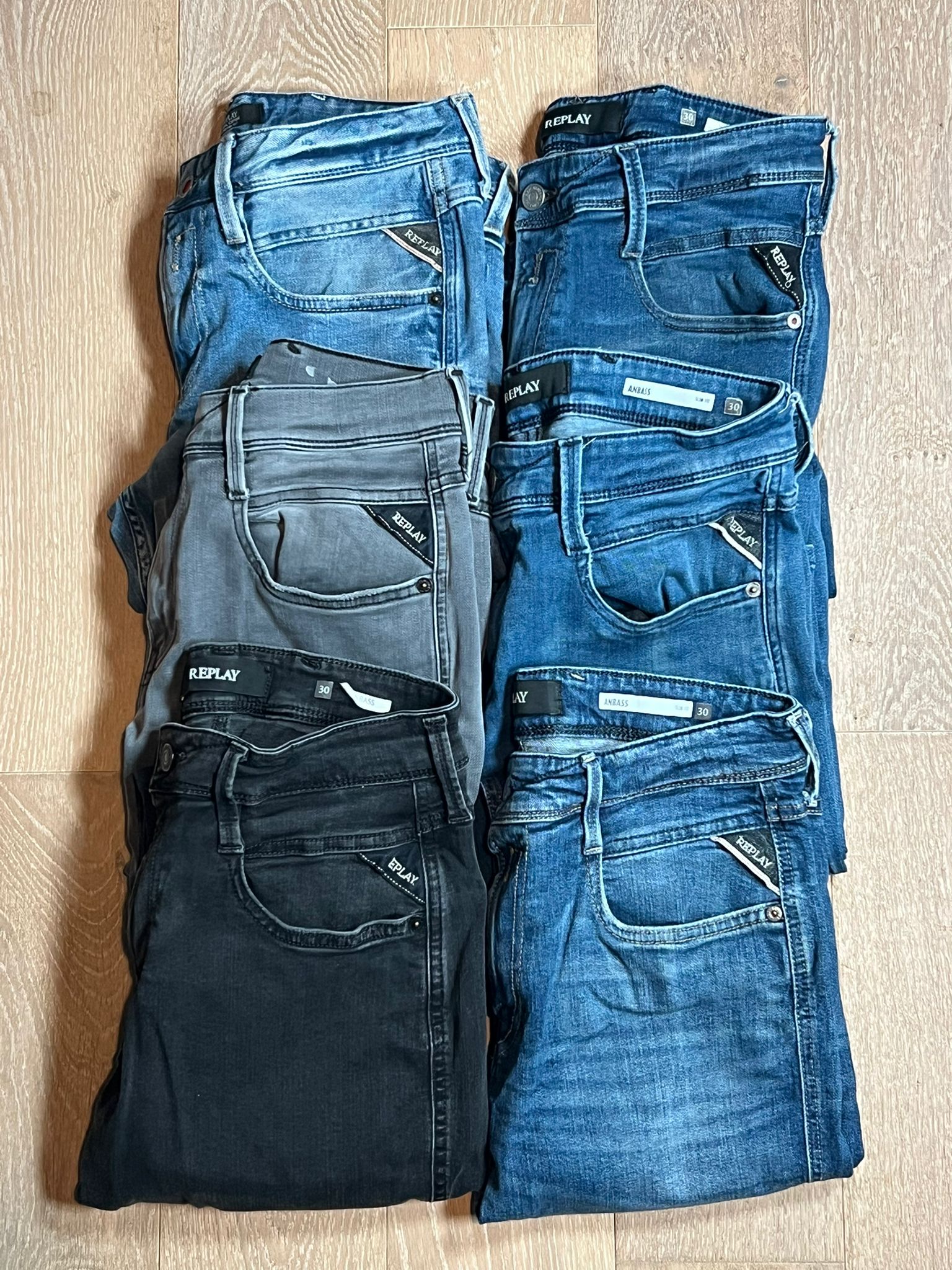 Replay Anbass Jeans Bulk x6