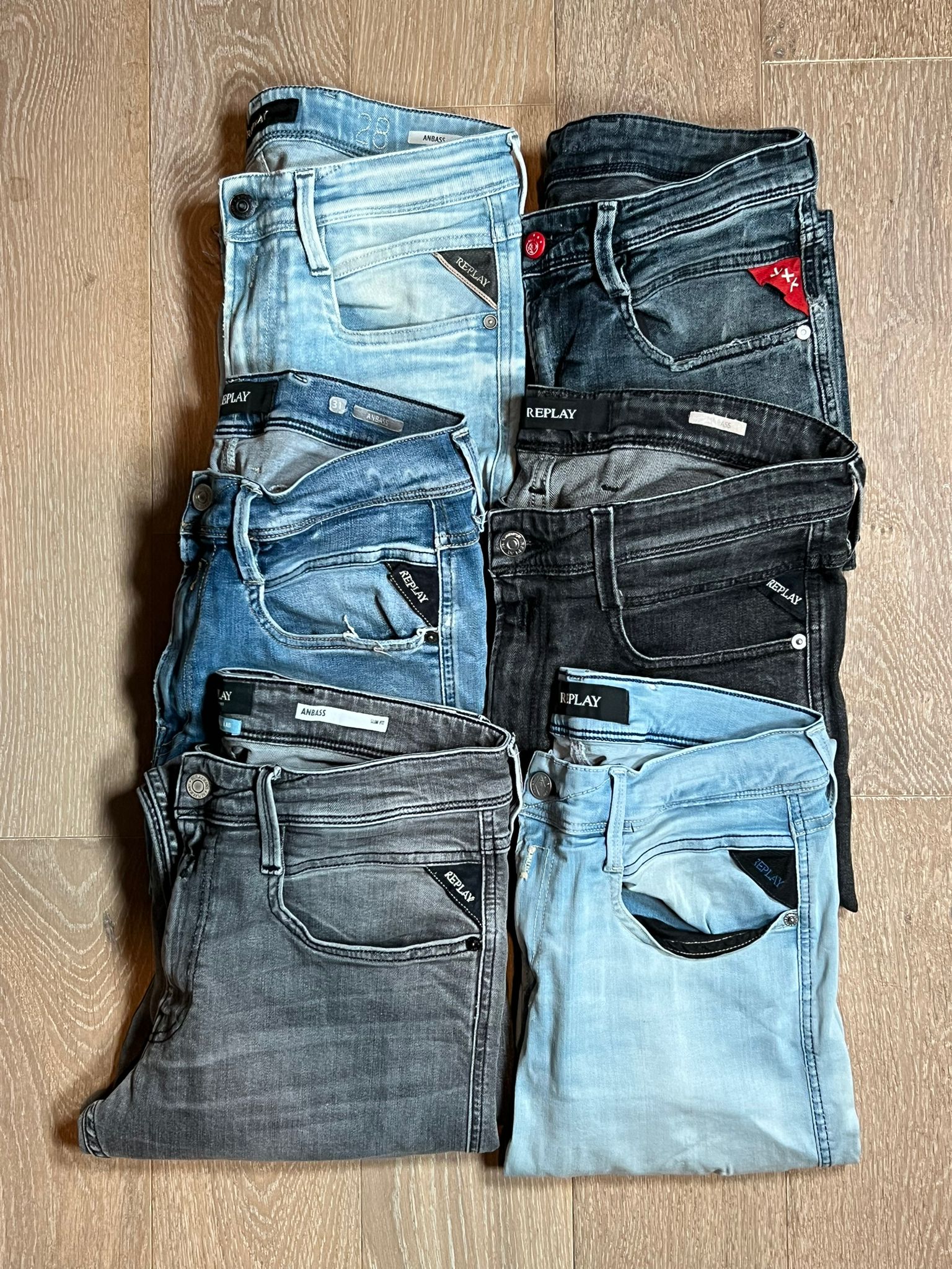 Replay Anbass Jeans Bulk x6
