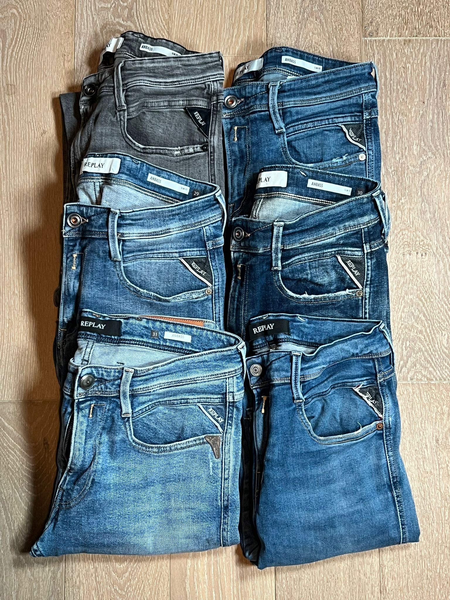 Replay Anbass Special Edition Jeans Bulk x6