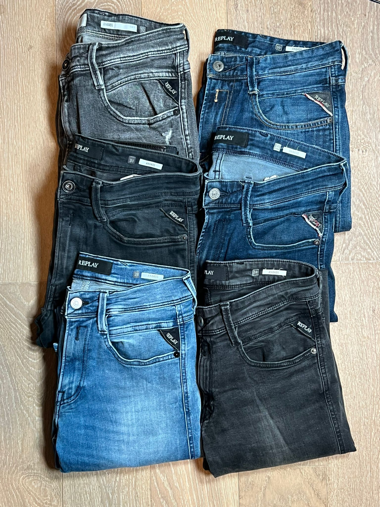 Replay Anbass Jeans Bulk x6
