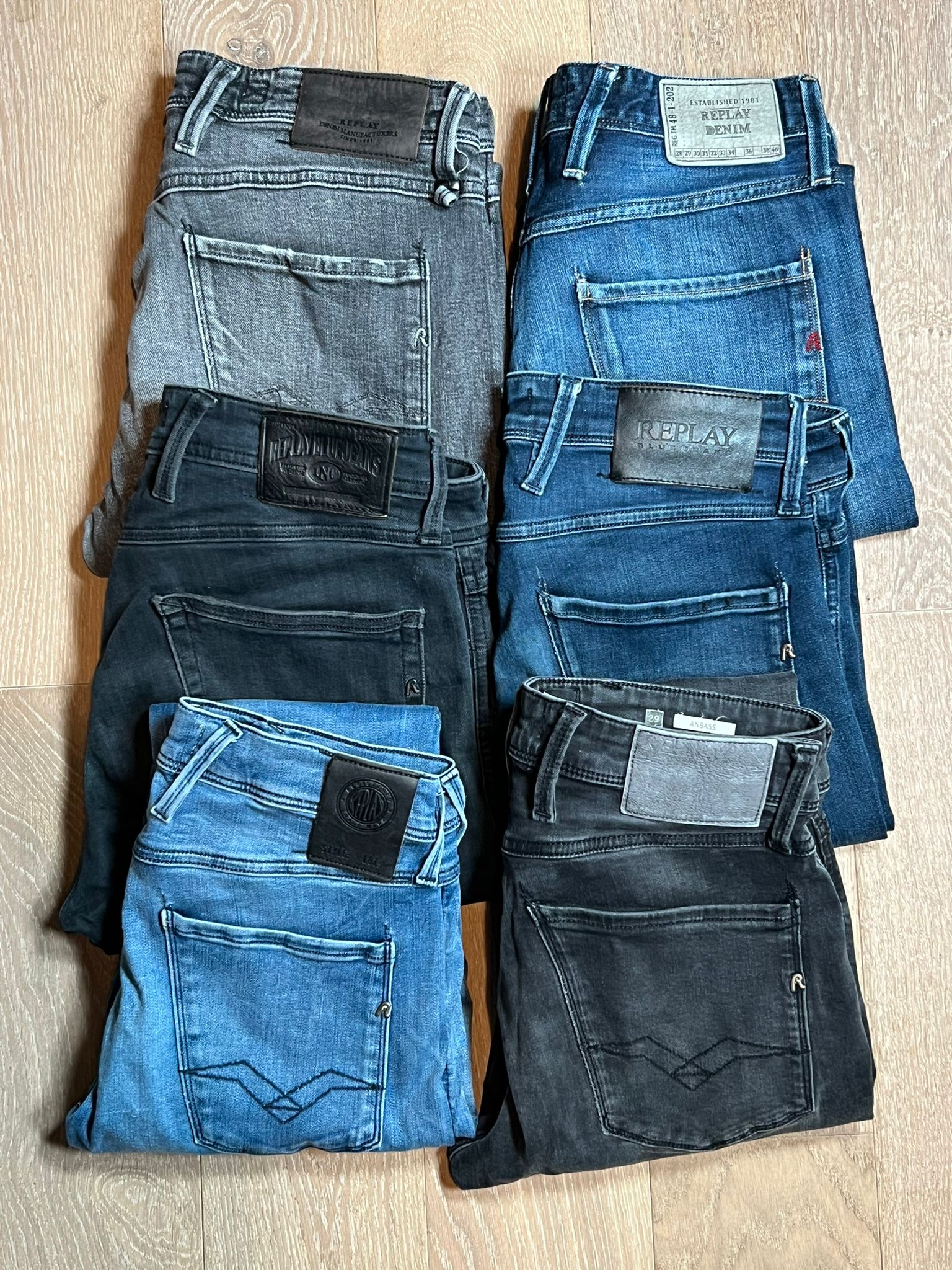 Replay Anbass Jeans Bulk x6