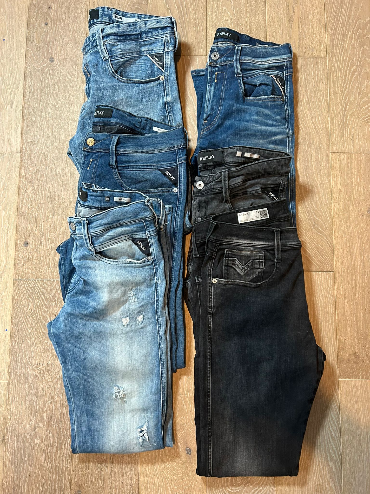 Replay Anbass Jeans Bulk x6