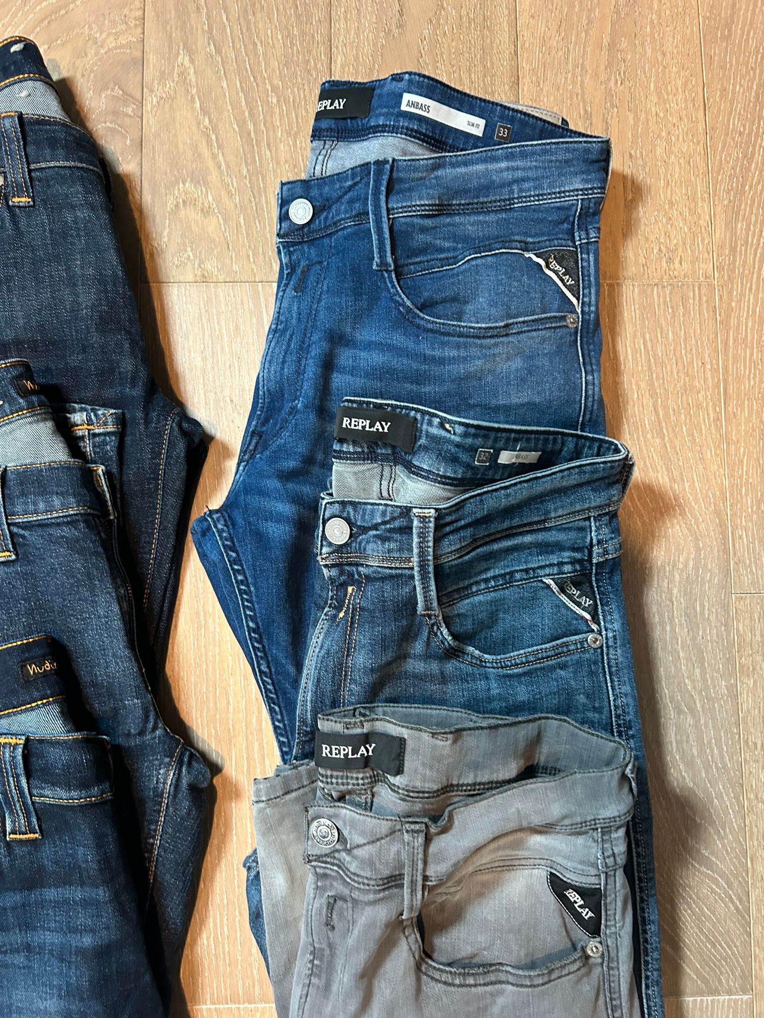Replay Anbass / Nudie Jeans Bulk x6