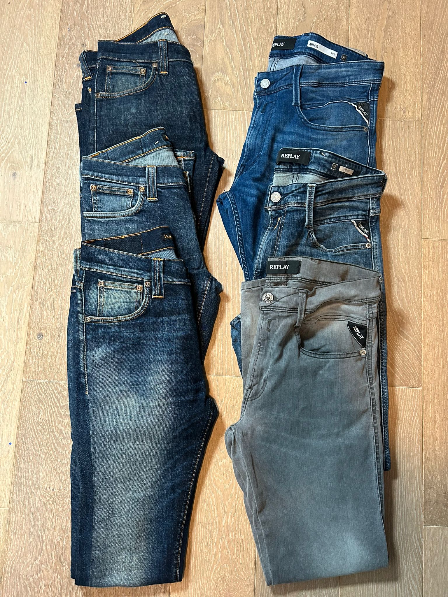 Replay Anbass / Nudie Jeans Bulk x6
