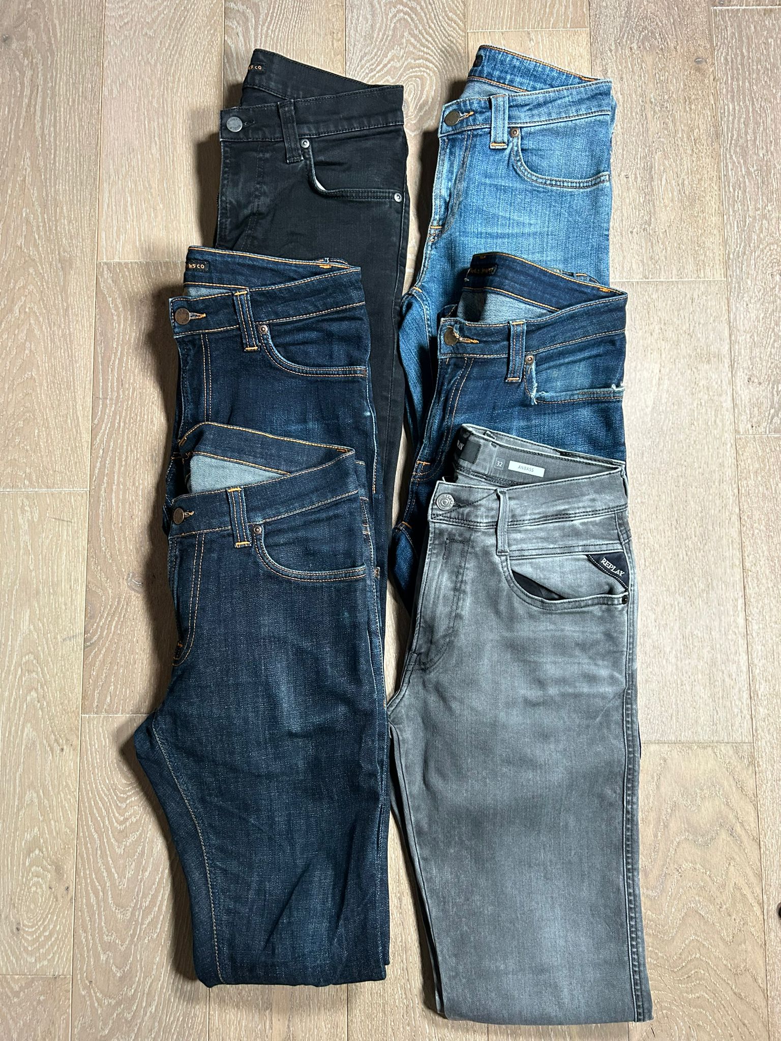 Replay Anbass / Nudie Jeans Bulk x6