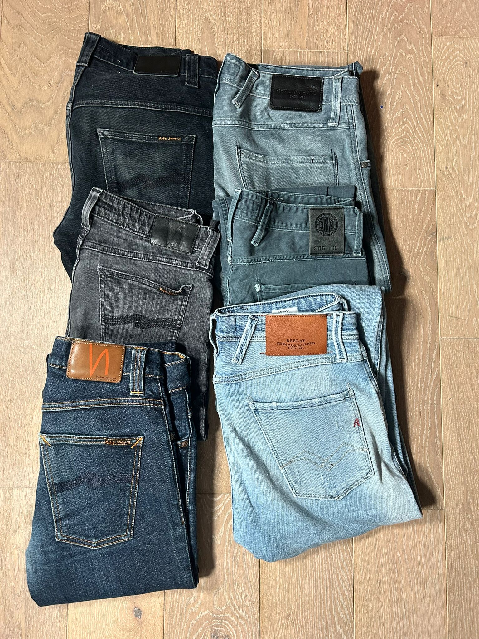 Replay Anbass / Nudie Jeans Bulk x6
