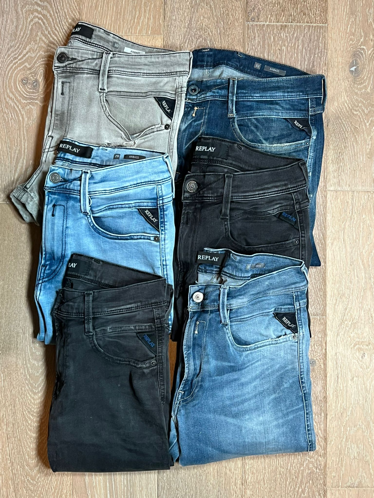 Replay Anbass Jeans Bulk x6
