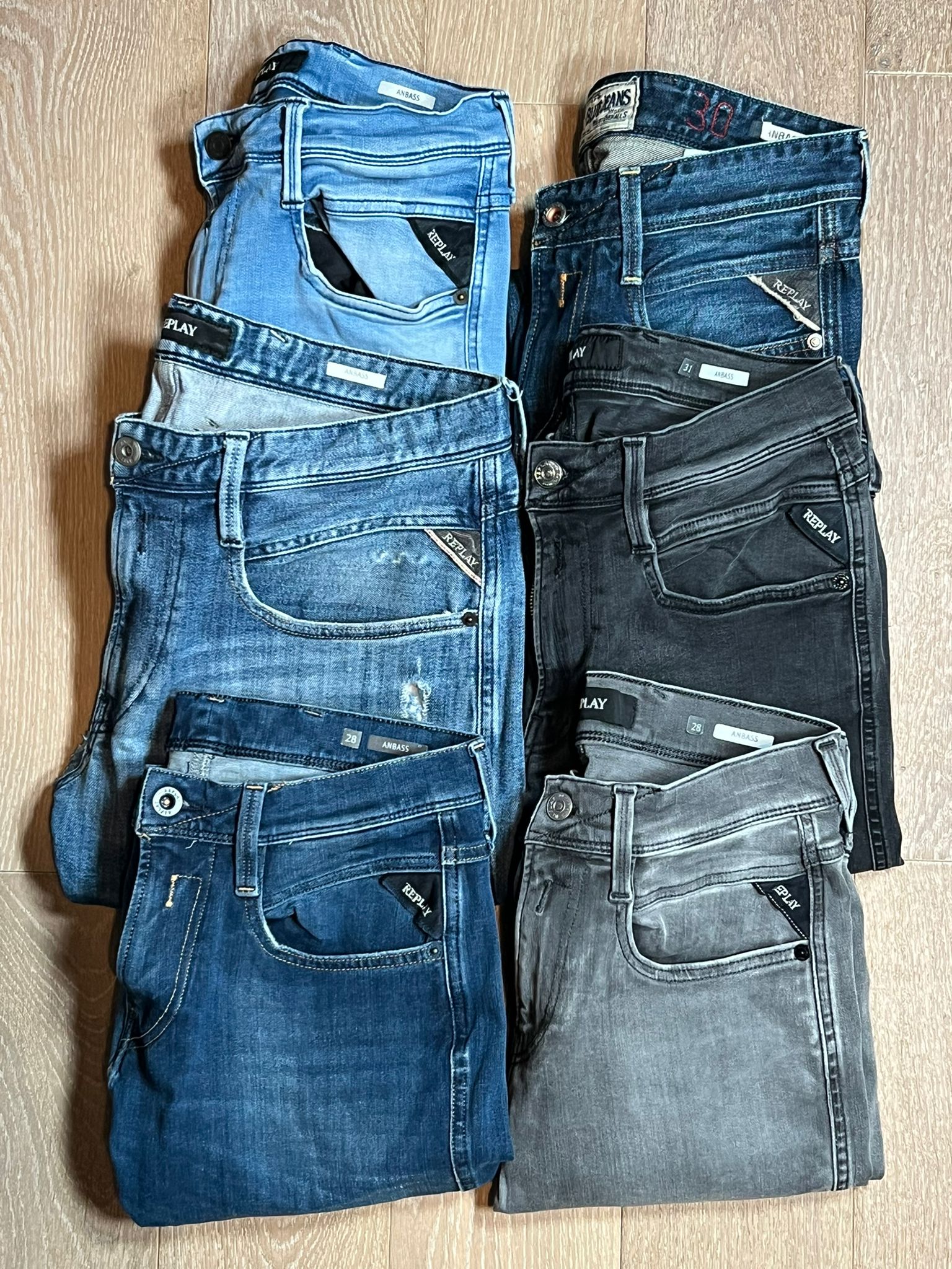 Replay Anbass Jeans Bulk x6