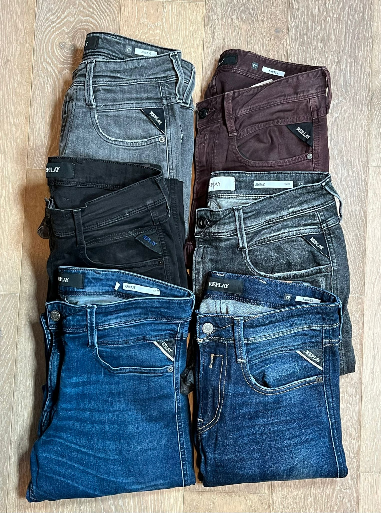 Replay Anbass Jeans Bulk x6