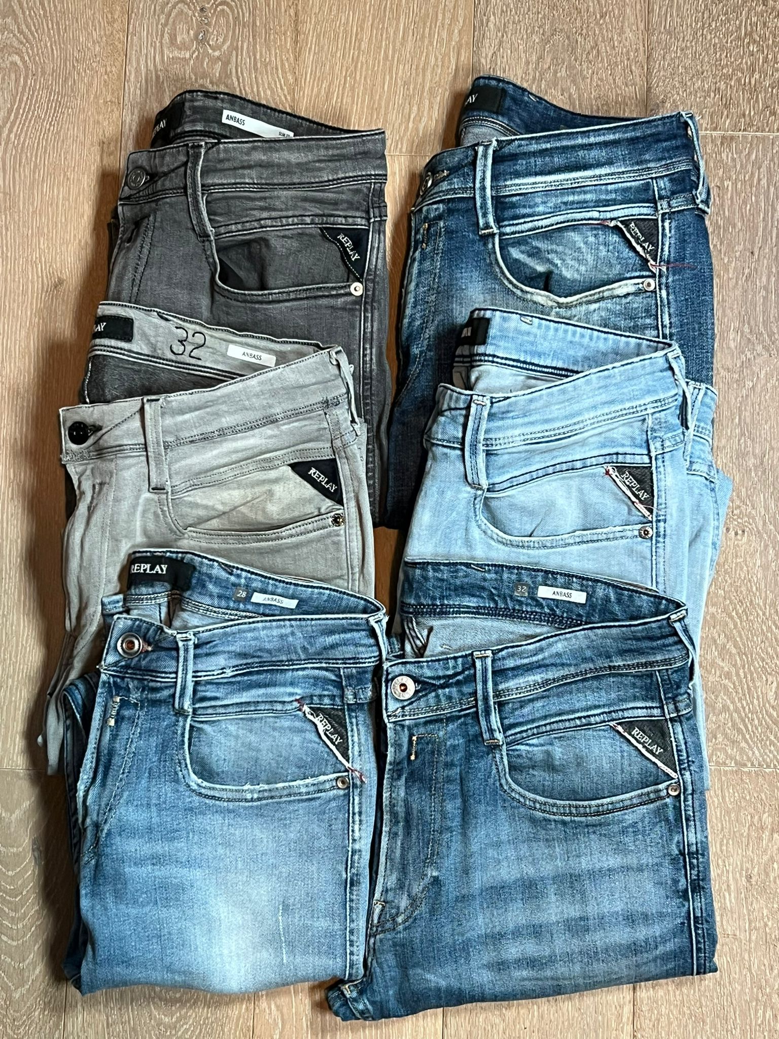 Replay Anbass Jeans Bulk x6