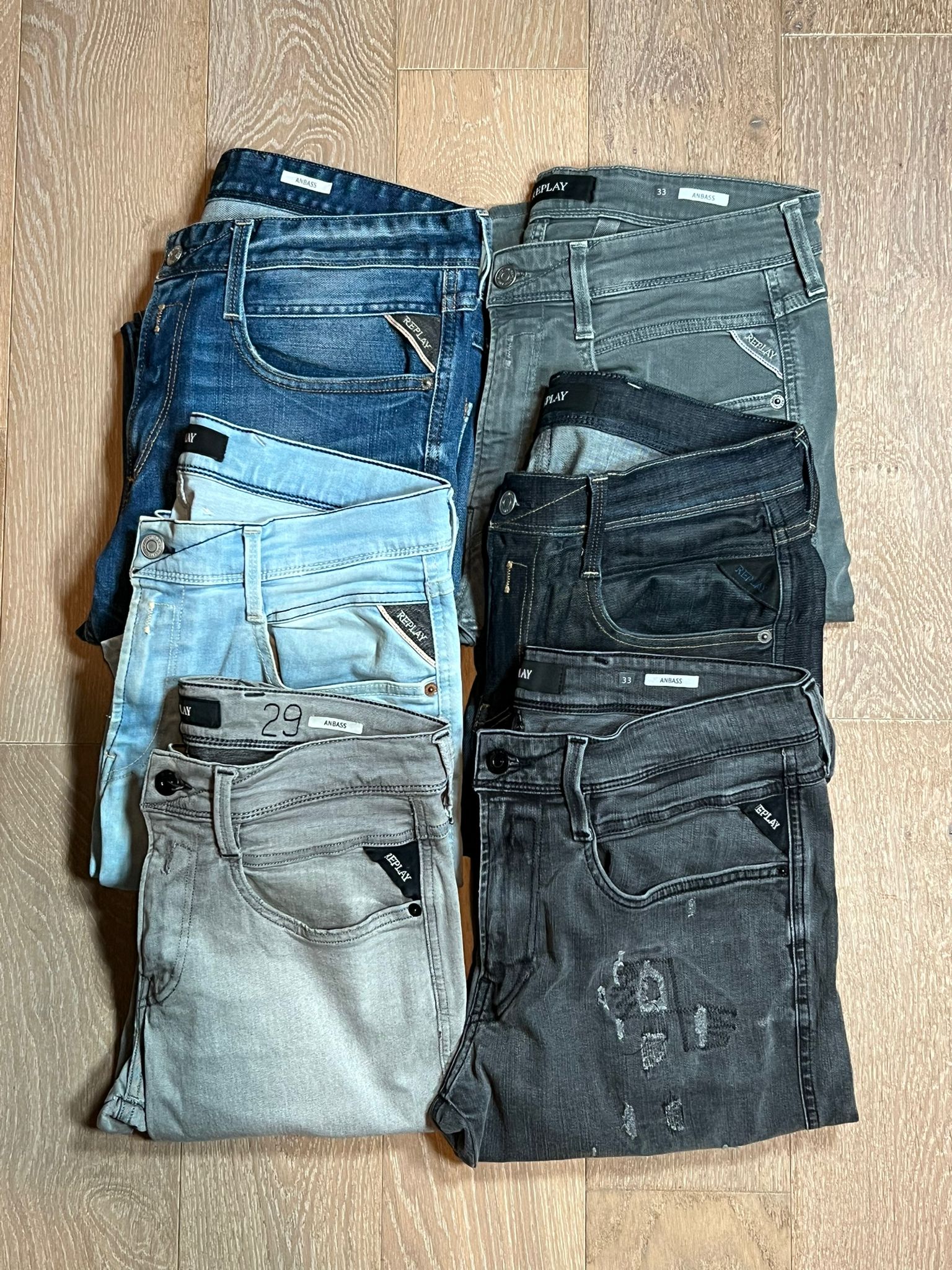 Replay Anbass Jeans Bulk x6