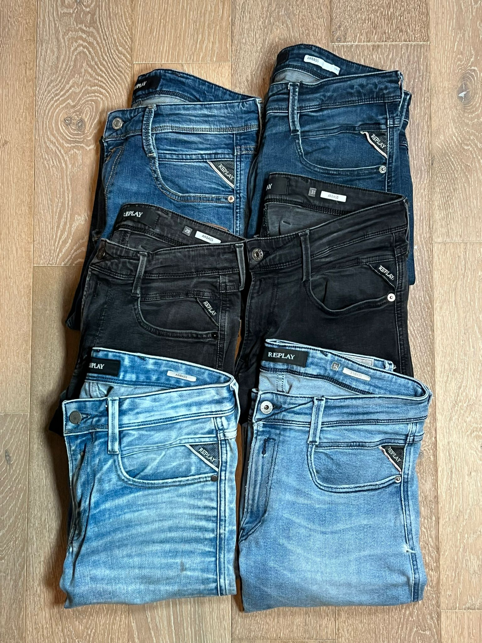 Replay Anbass Jeans Bulk x6