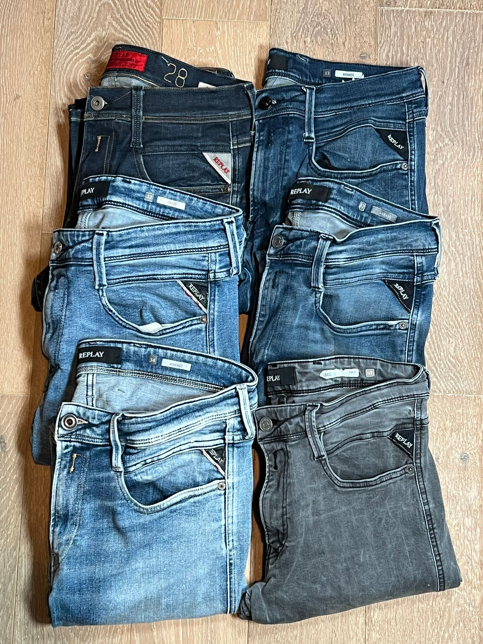 Replay Anbass Jeans Bulk x6