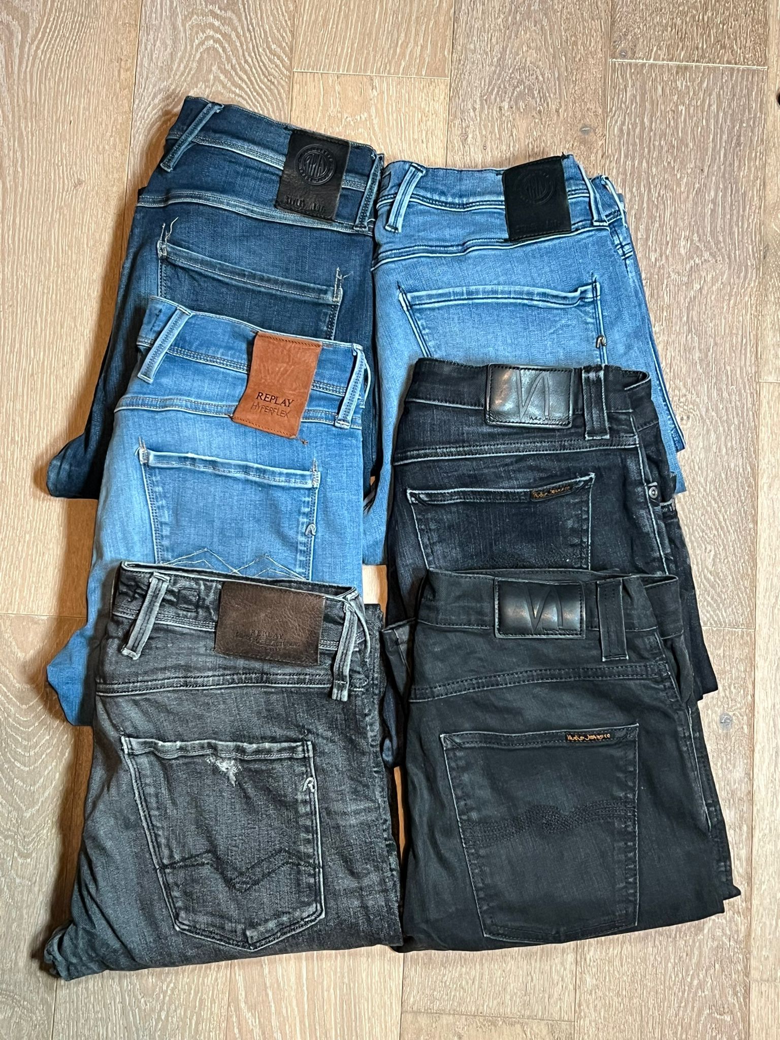Replay Anbass / Nudie Jeans Bulk x6