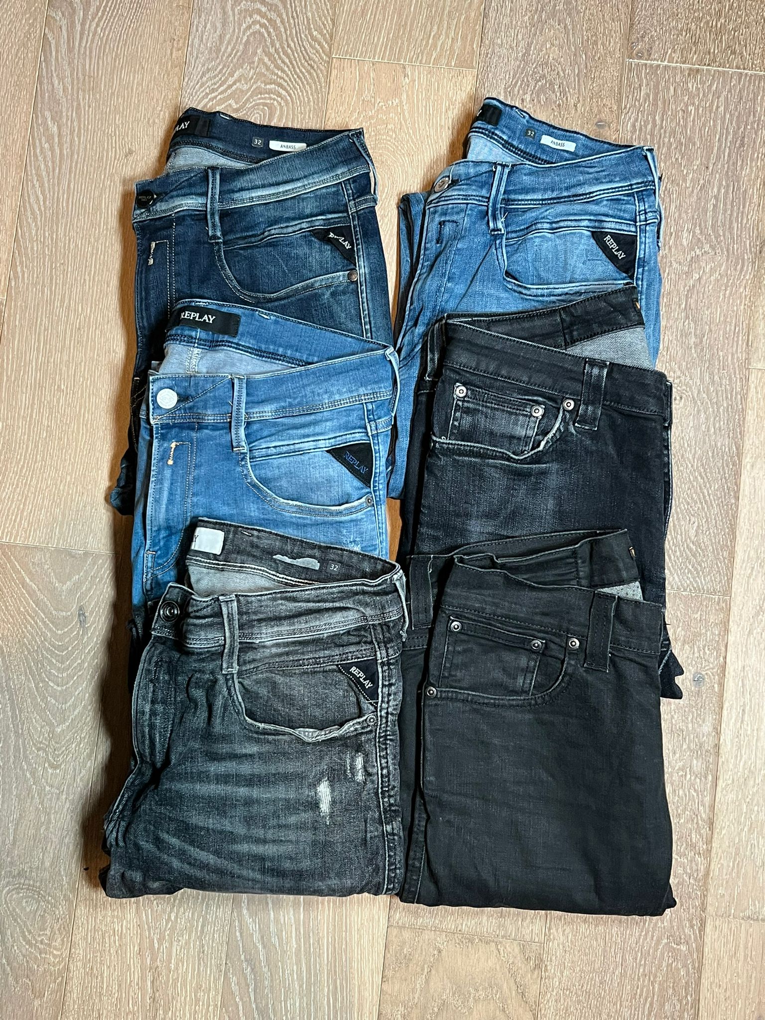 Replay Anbass / Nudie Jeans Bulk x6