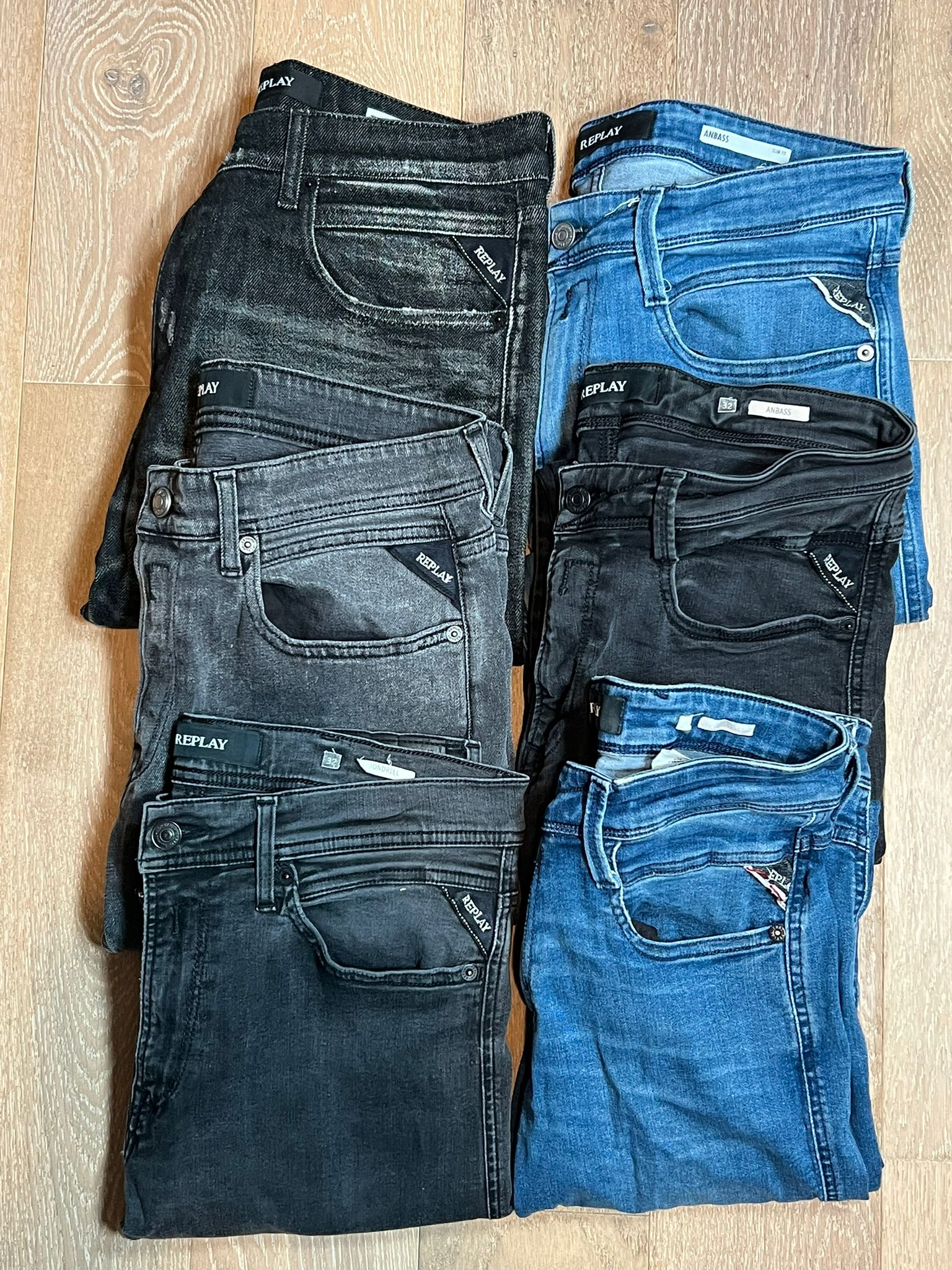 Replay Jeans Bulk x6