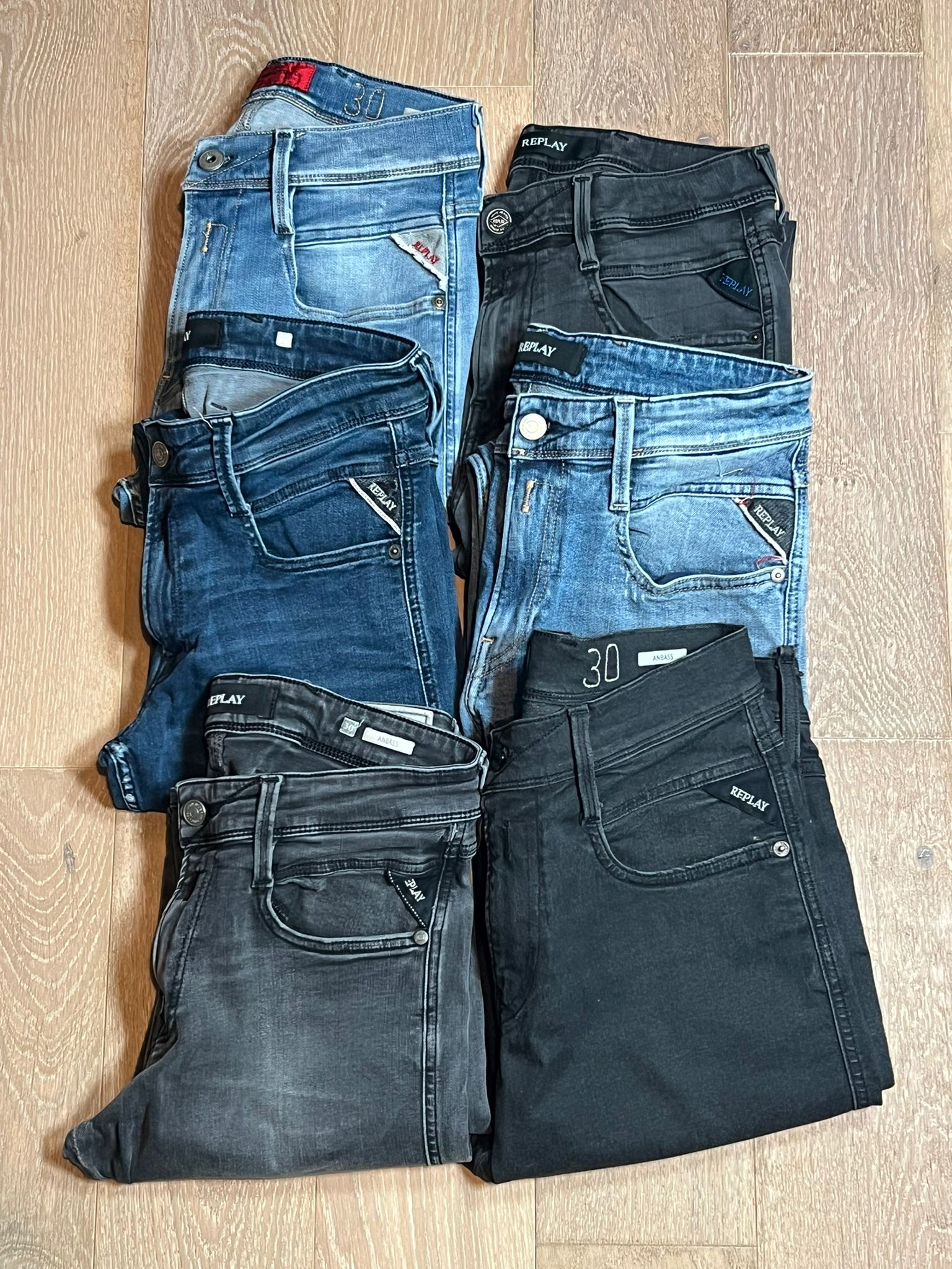 Replay Anbass Jeans Bulk x6