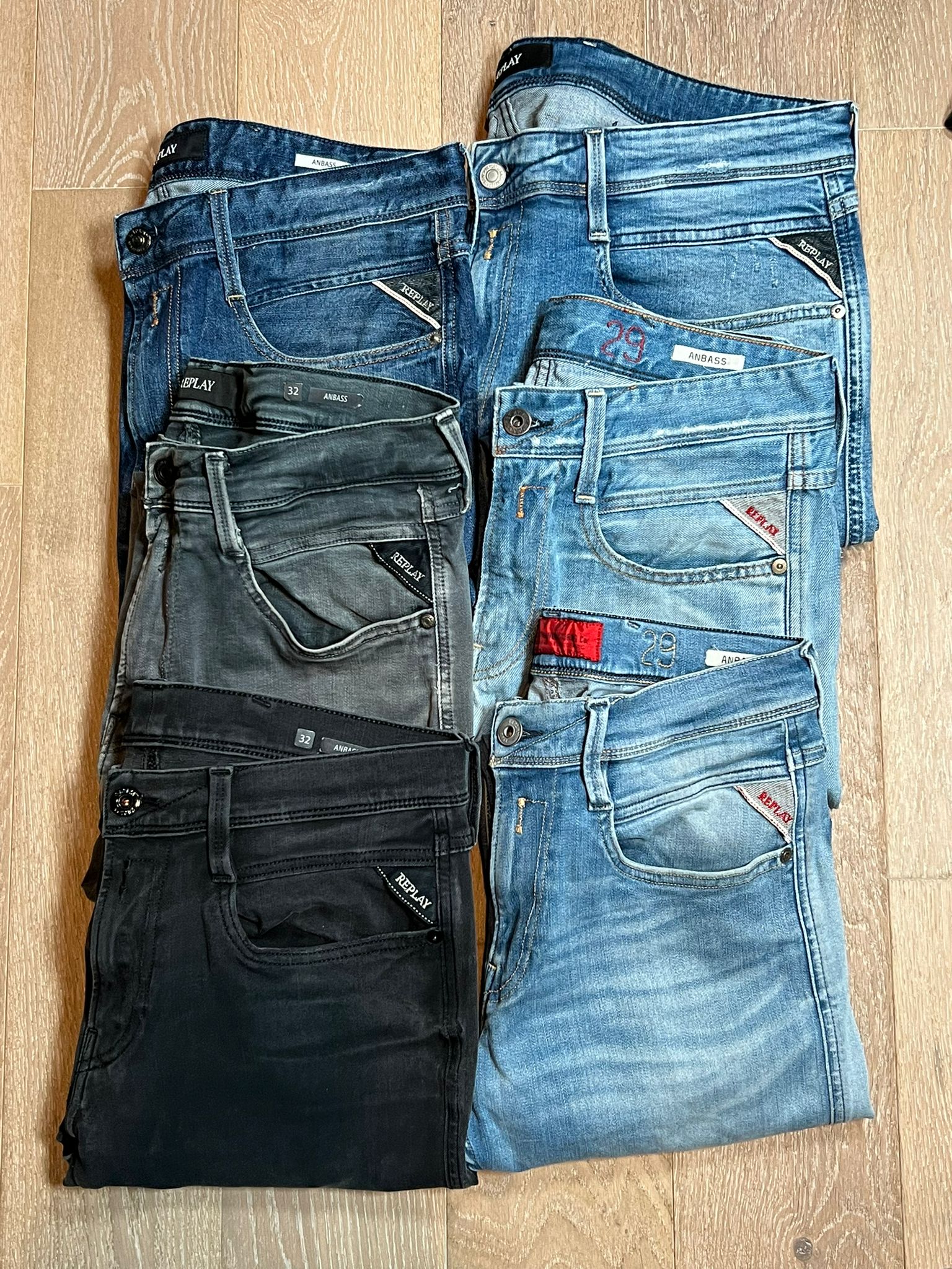Replay Anbass Jeans Bulk x6