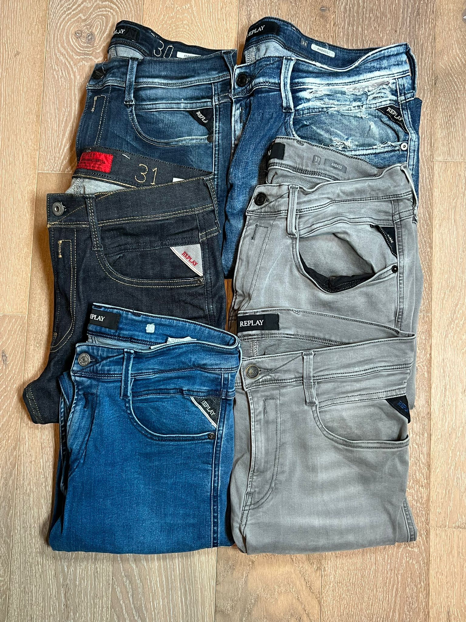 Replay Anbass Jeans Bulk x6