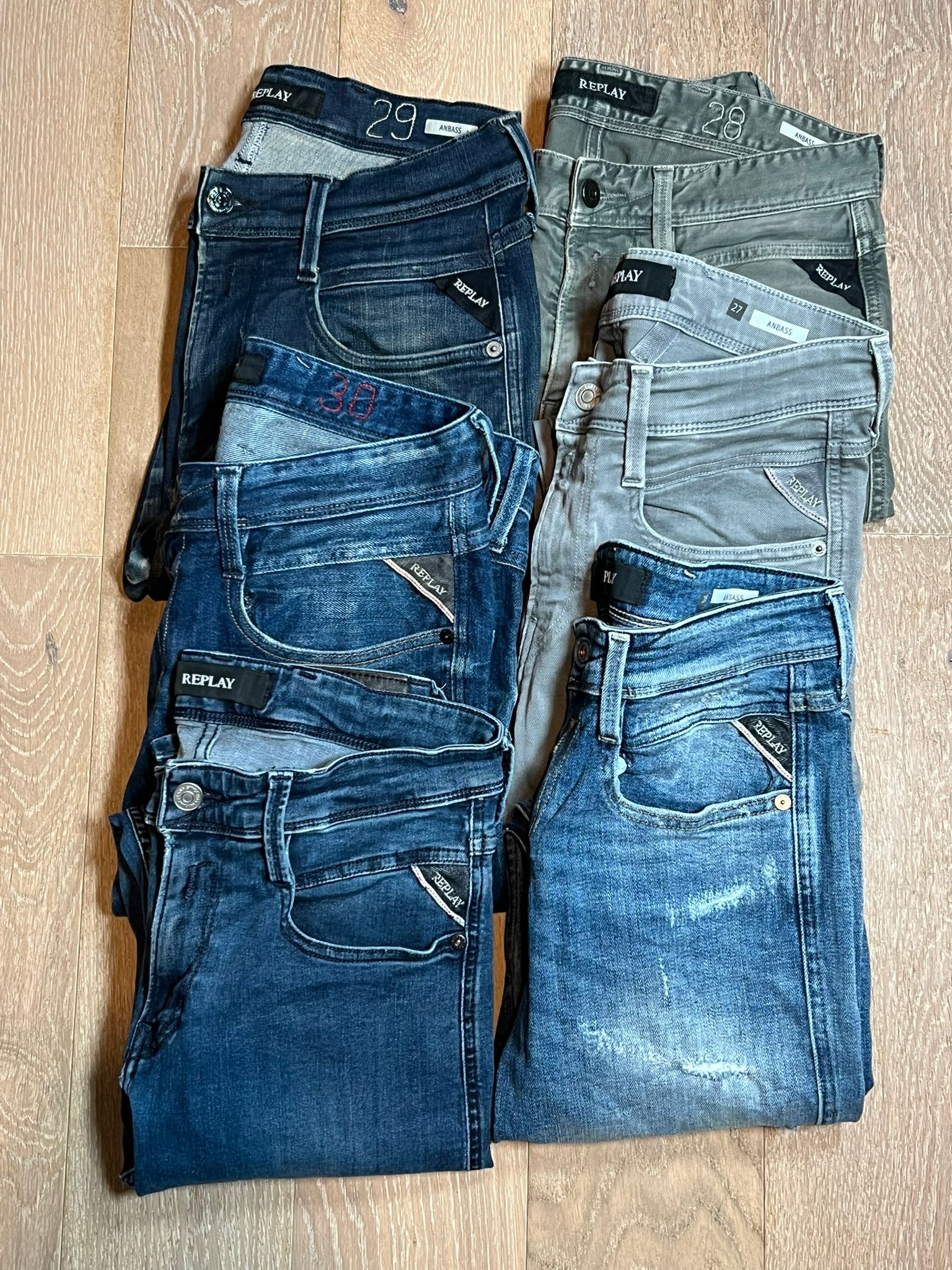 Replay Anbass Jeans Bulk x6
