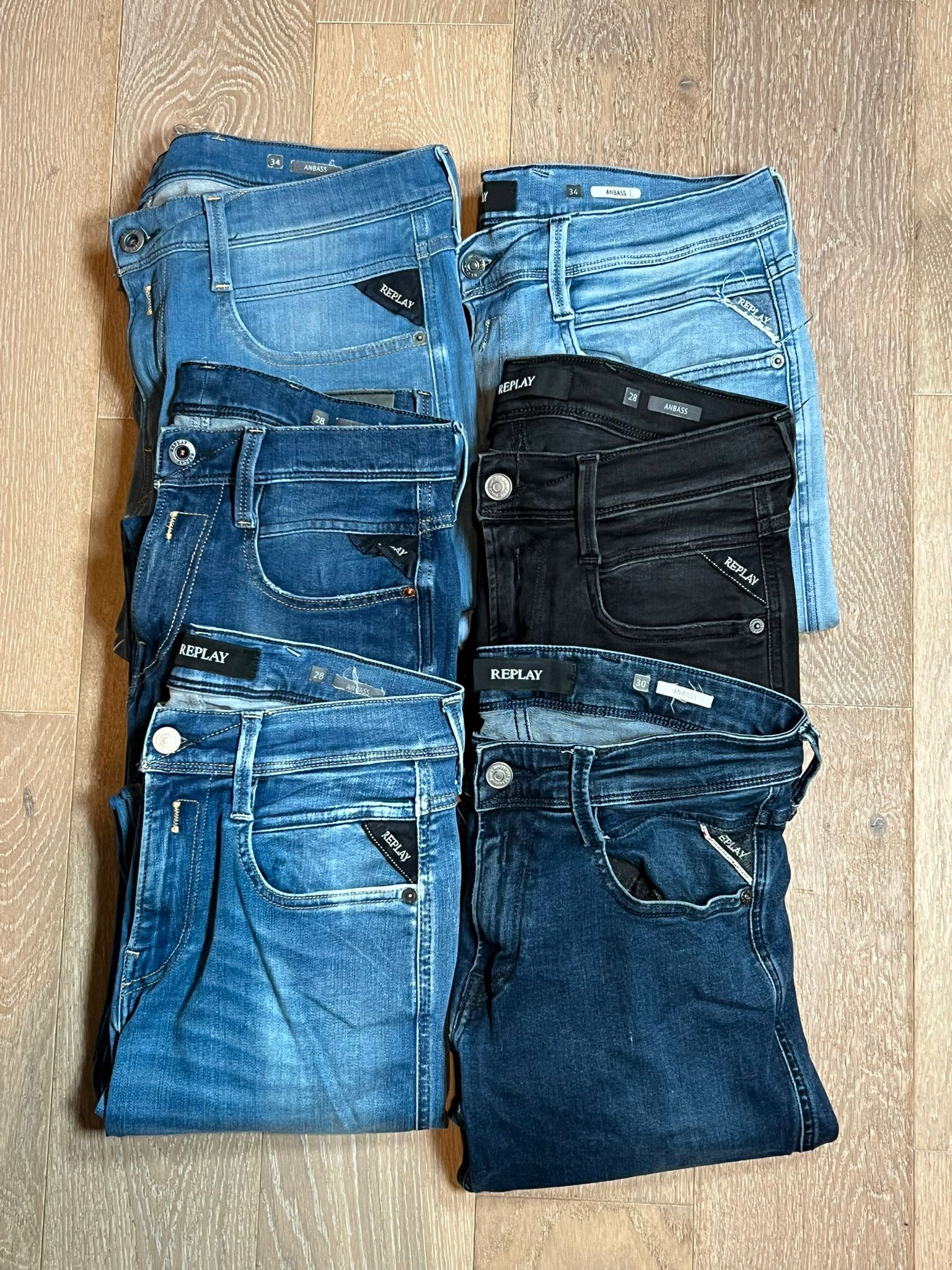Replay Anbass Jeans Bulk x6