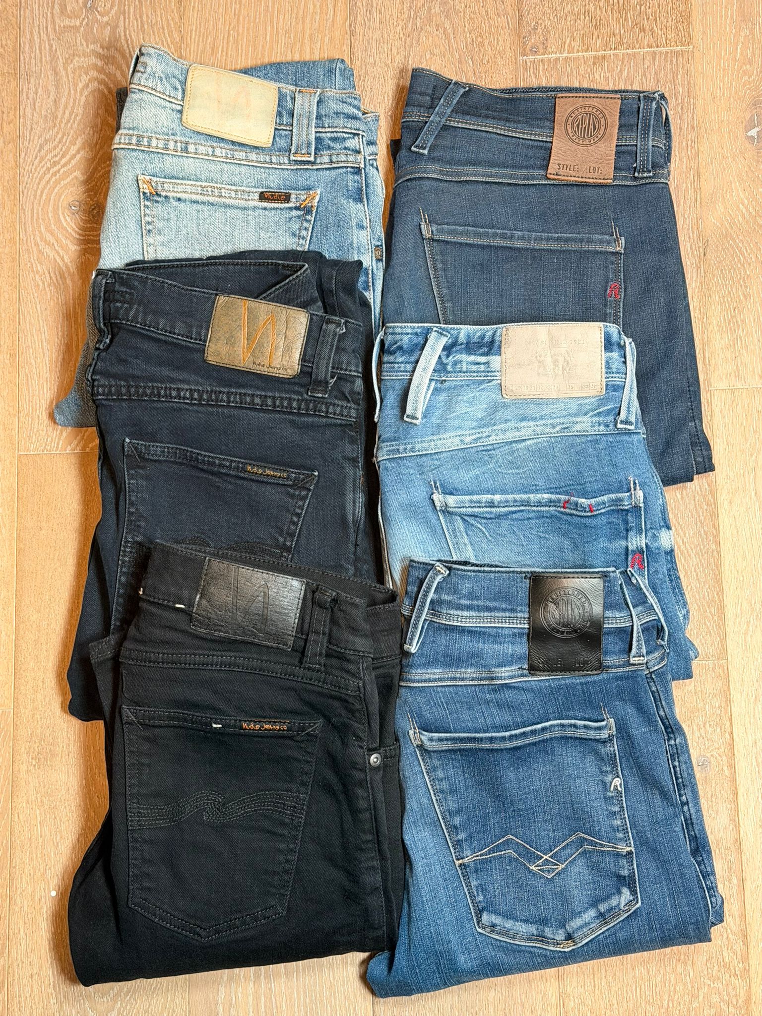 Replay Anbass / Nudie Jeans Bulk x6