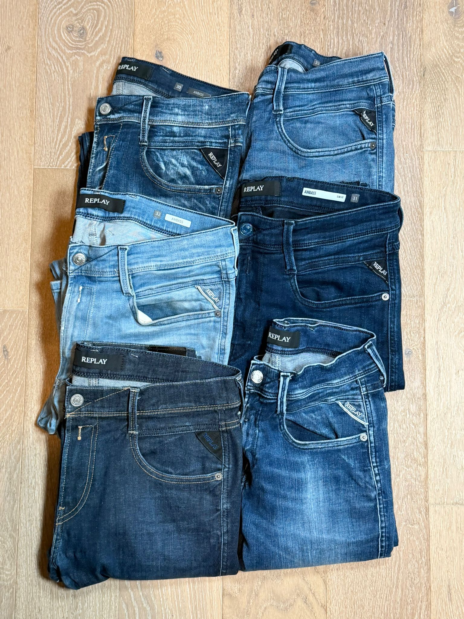 Replay Anbass Jeans Bulk x6