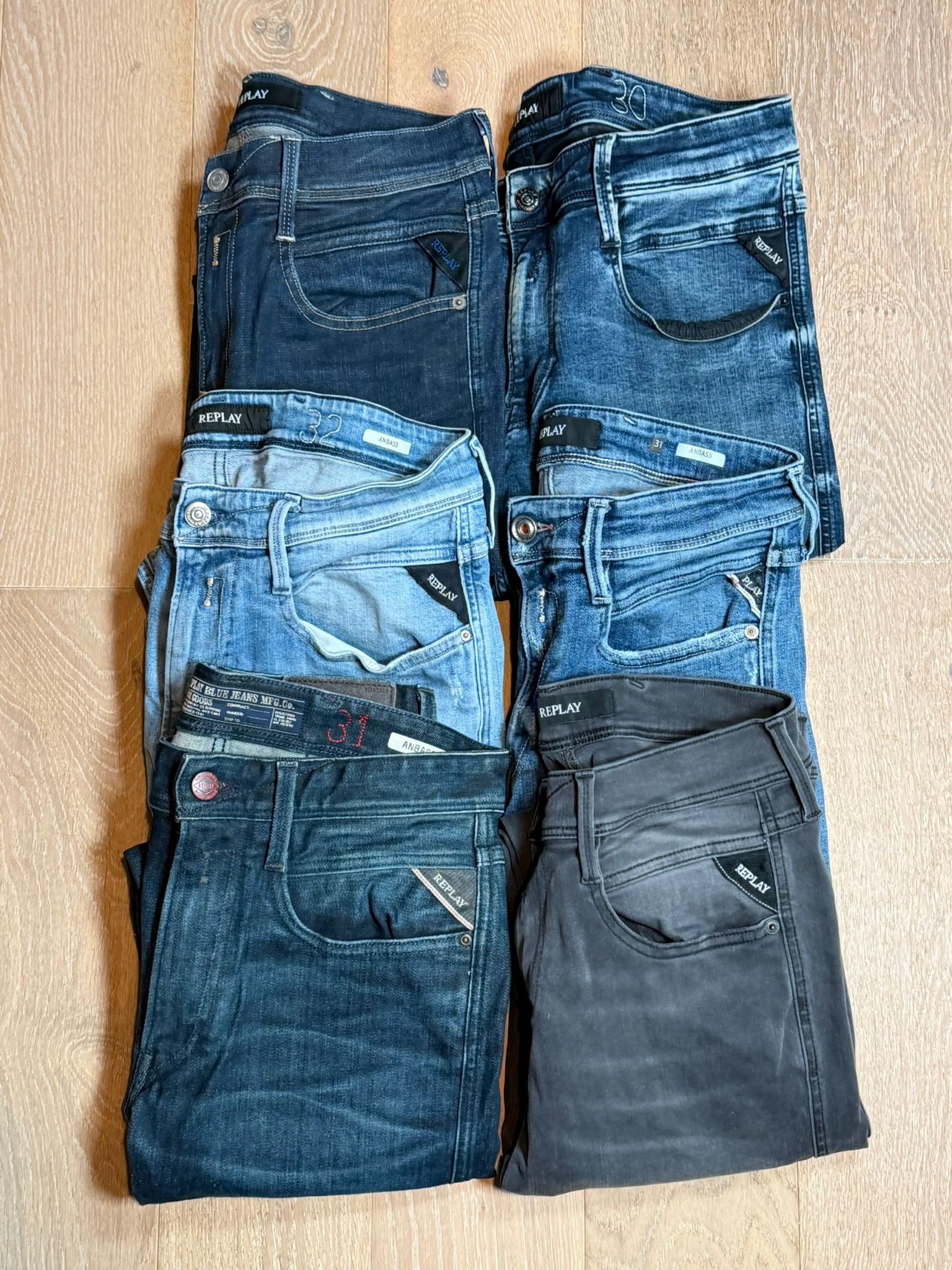 Replay Anbass Jeans Bulk x6