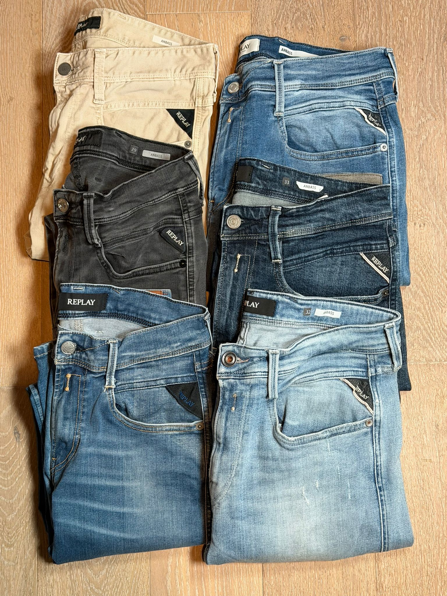Replay Anbass Jeans Bulk x6
