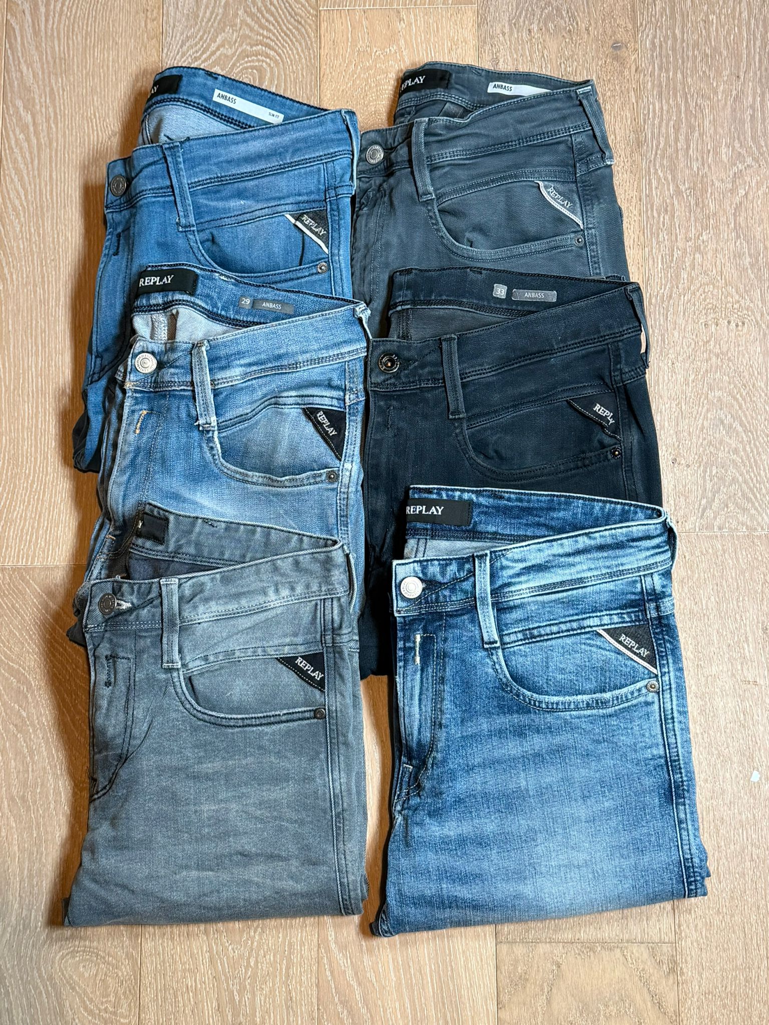 Replay Jeans Bulk x6